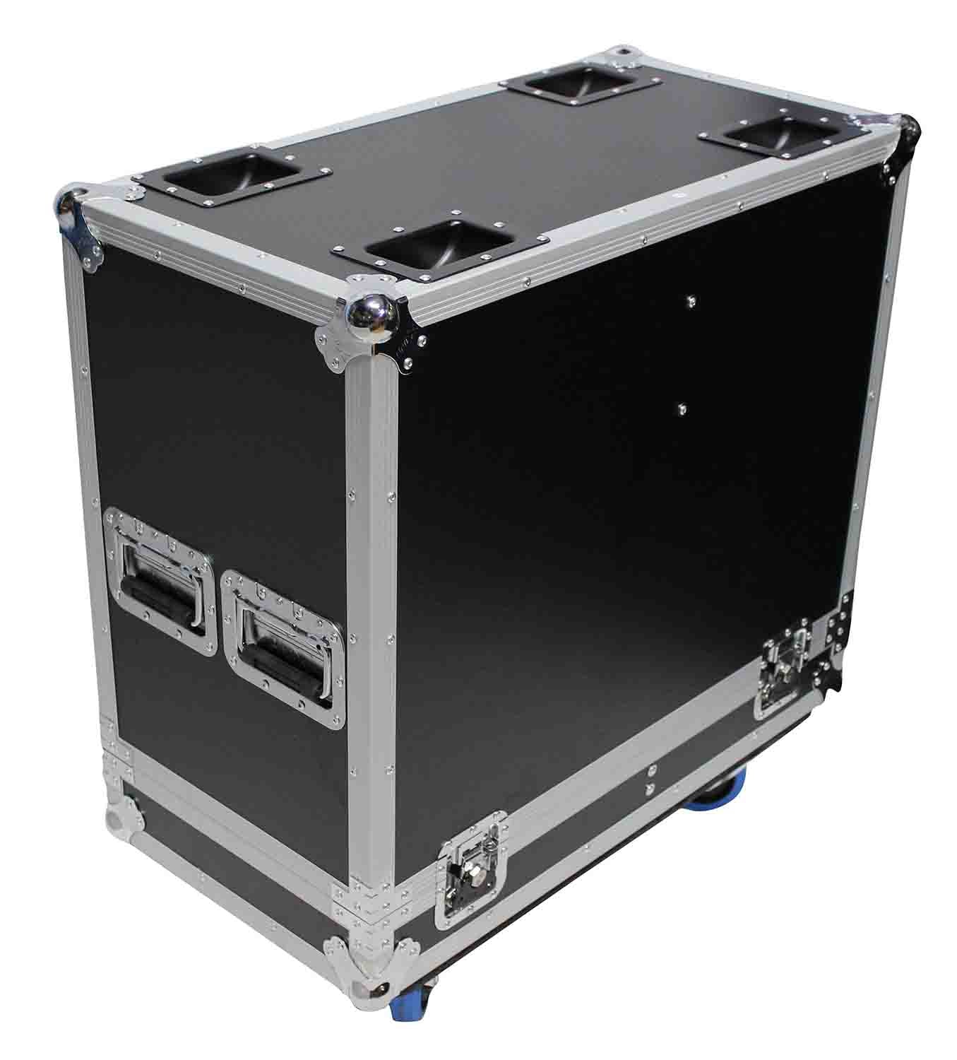 ProX X-RCF-HD32A Flight Case for 2x RCF HD 32-A Two Way Speaker with 4-inch Wheels - Hollywood DJ