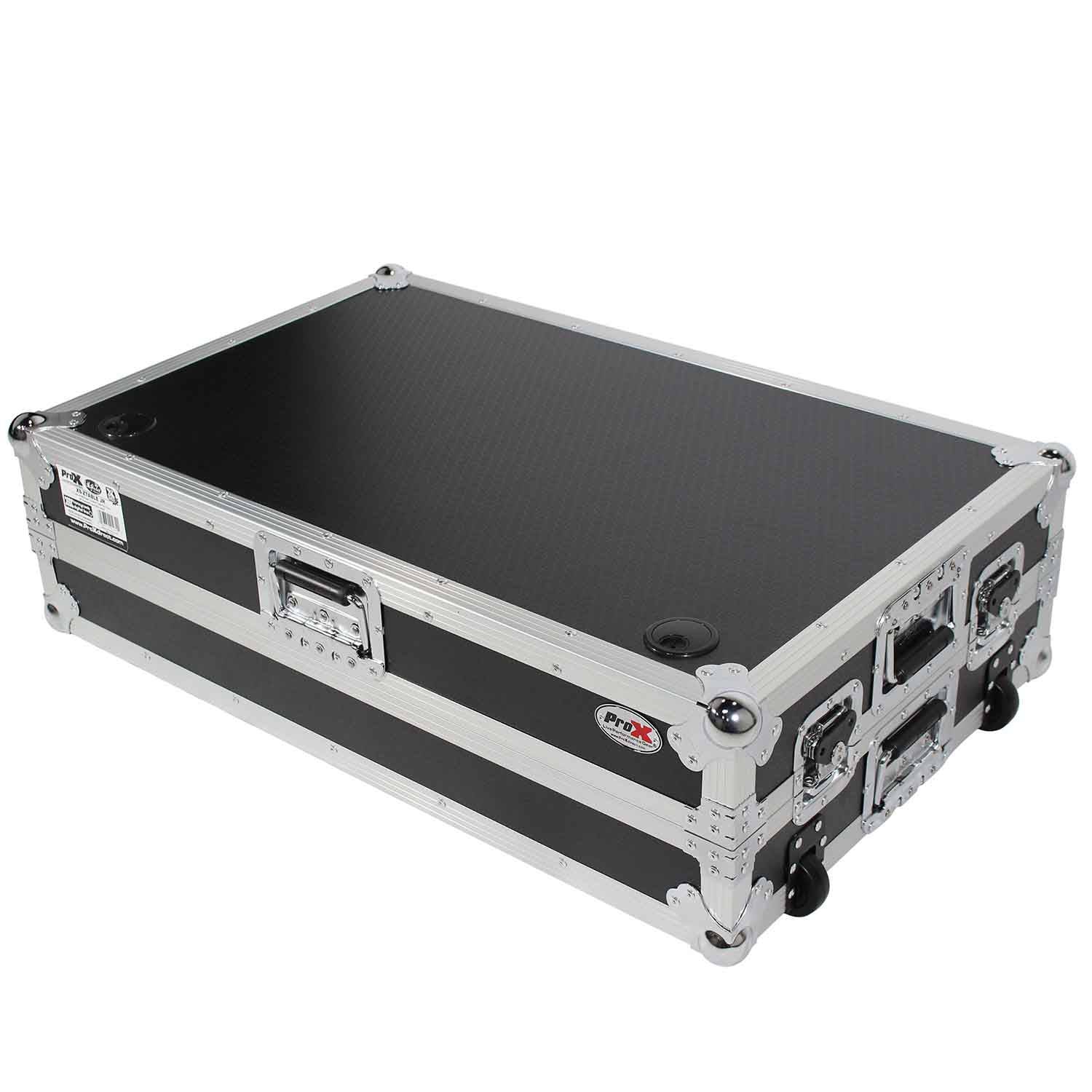 ProX XS-ZTABLE JR, Portable DJ Workstation & Flight Case Table With Wheels - Hollywood DJ