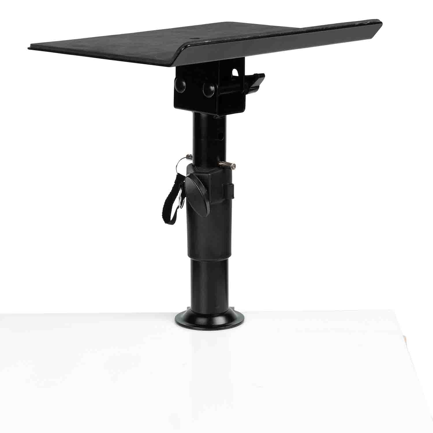 Gator Frameworks GFWLAPTOP2500 Clampable Laptop Stand - Desktop Clamp with Adjustable Height (Universal) - Hollywood DJ