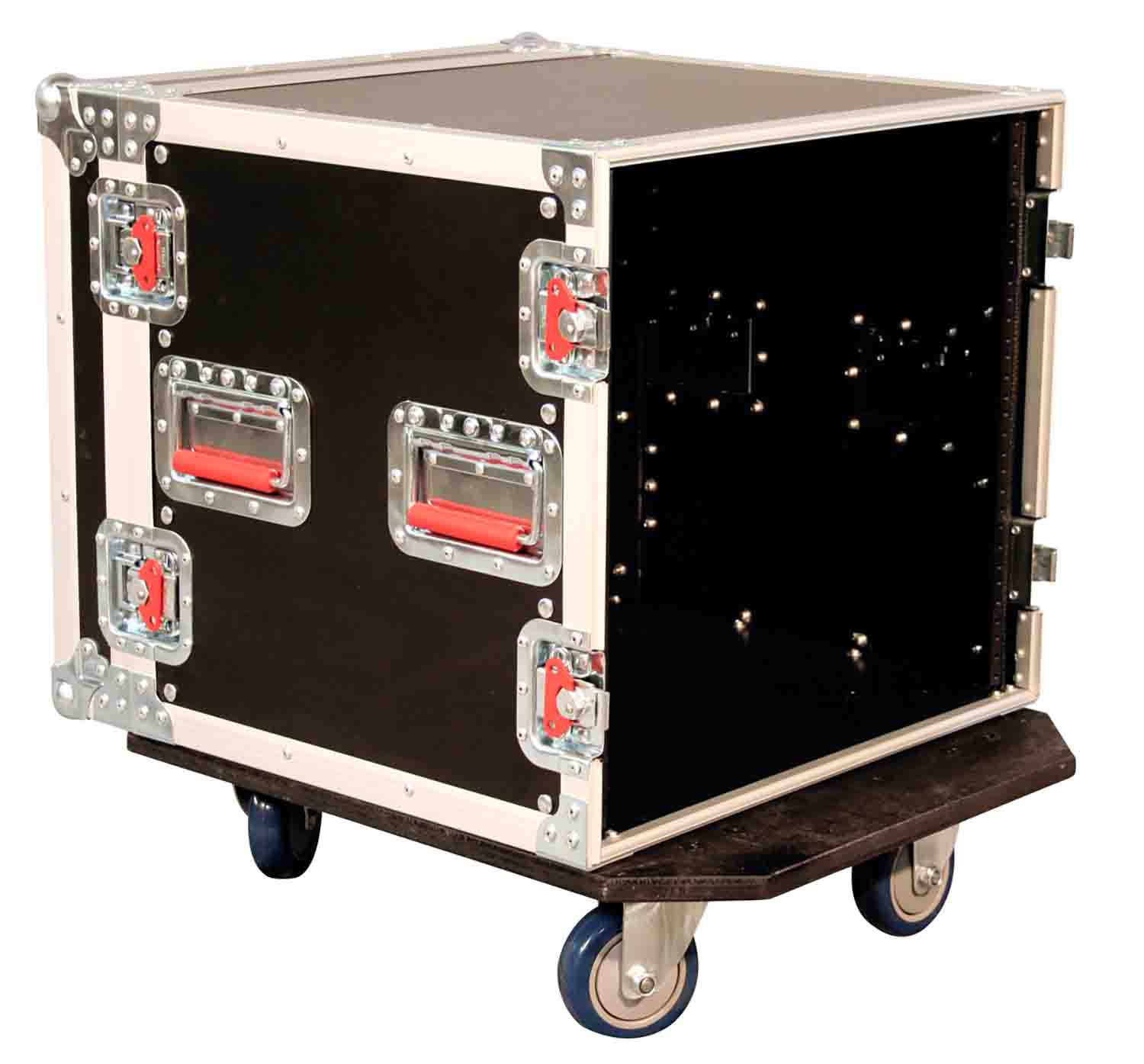 Gator Cases G-TOUR 10U CAST, 10U Standard Road Rack with Casters - Hollywood DJ