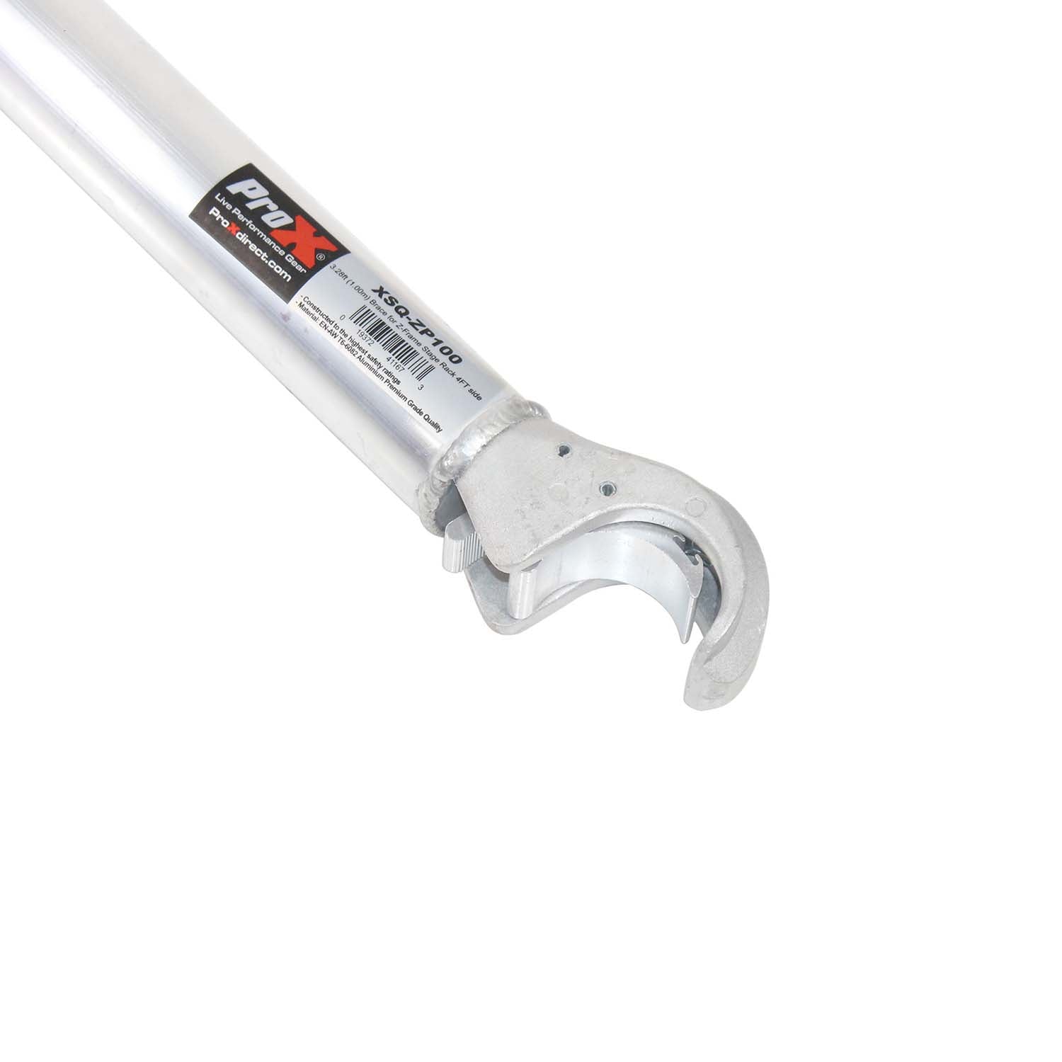 ProX XSQ-ZP100 Z Frame 1 Meter Pole W-Clamps for Stage Q MK2 Series Stages - Hollywood DJ