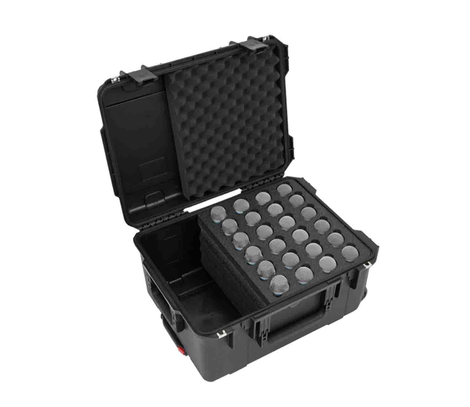 SKB Cases 3i-2015-MC24 iSeries Waterproof Case for 24-Microphones - Hollywood DJ
