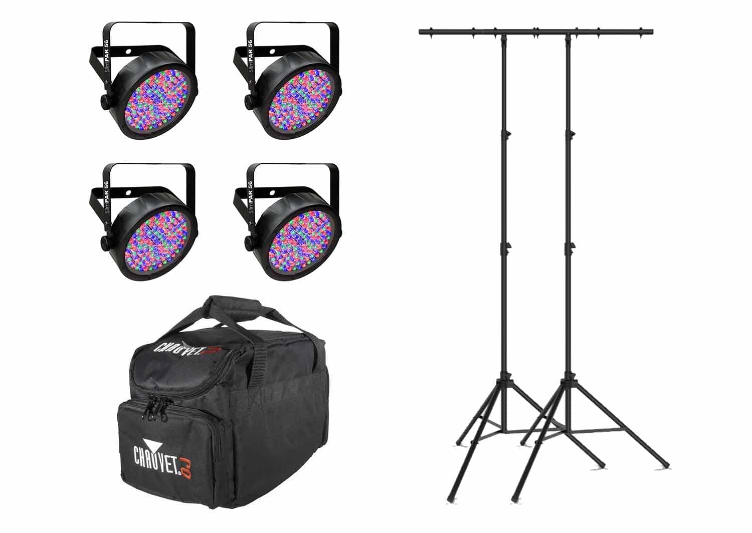 Chauvet DJ Live Sound Lighting Package for Small Backyard Concert - Hollywood DJ