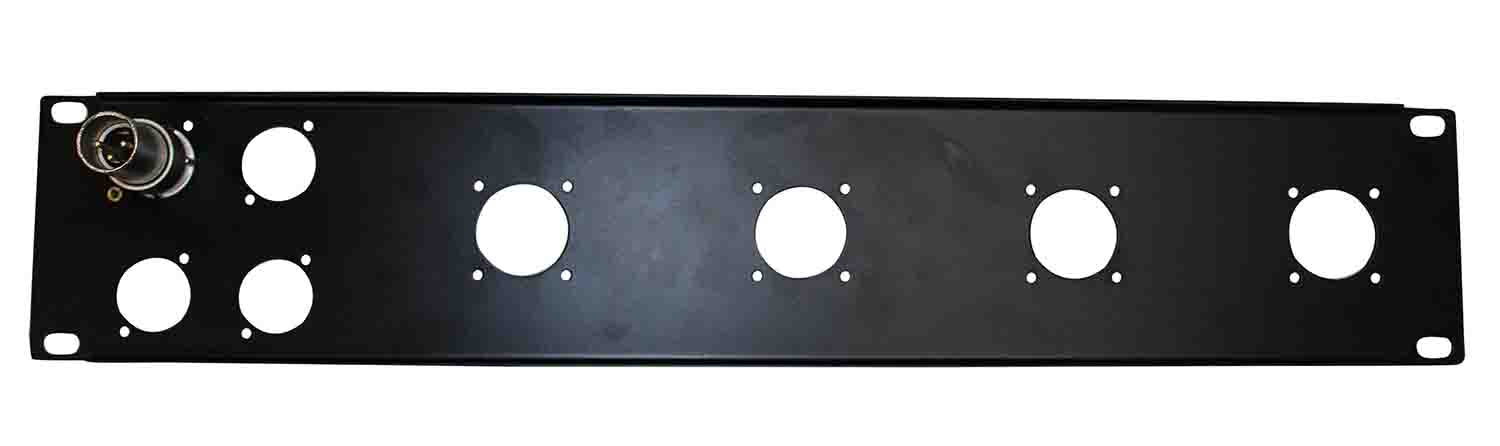 ProX T-P2-4X4 2 Unit Unloaded Patch Panel for 4 XLR and 4 NL4 Speakon or NAC3 Powercon - Hollywood DJ