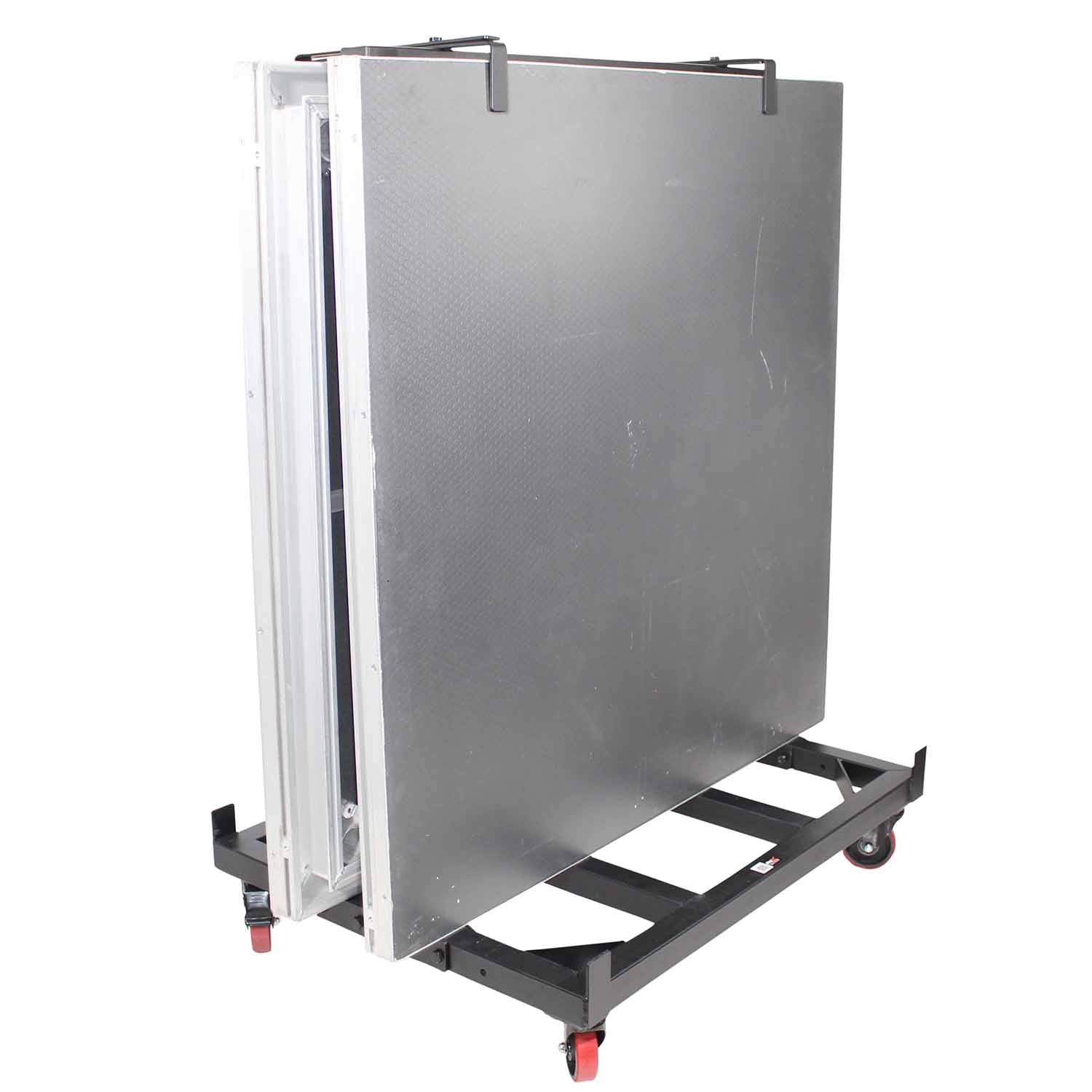 ProX X-STGX6 Rolling Dolly Cart for 4ft Width Stage Decks - Hollywood DJ