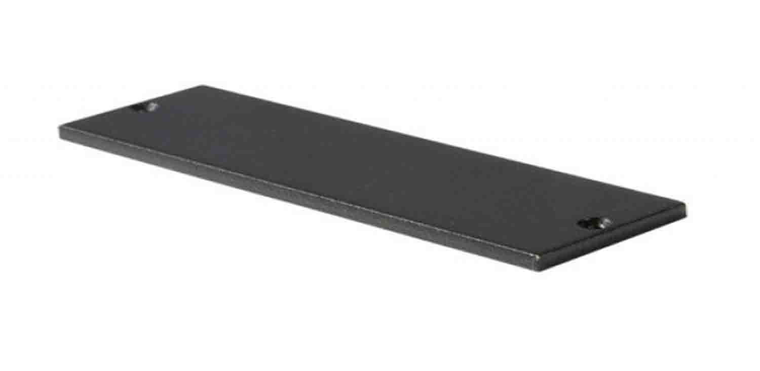 Onstage RPB1500 1U 500 Series Blank Rack Panel - Black - Hollywood DJ