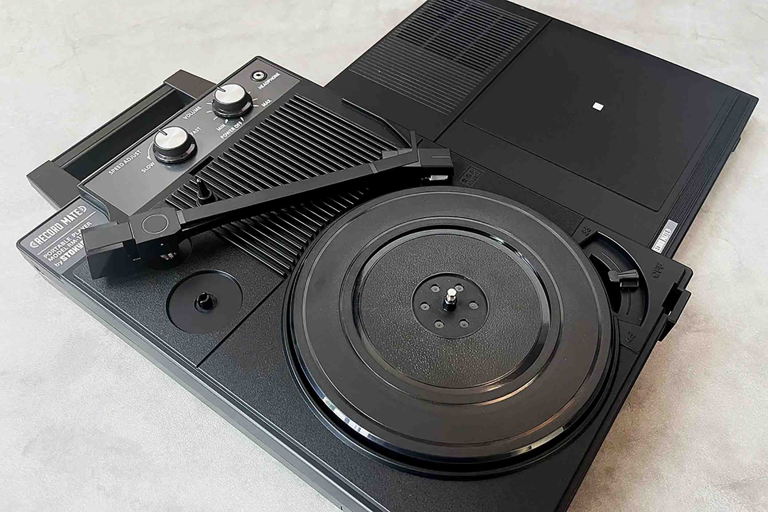 Stokyo RM-1B Record Mate Portable Record Player - Black Edition - Hollywood DJ