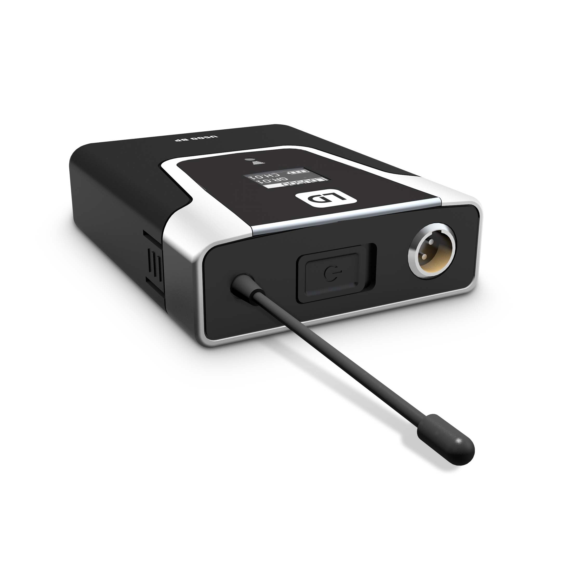 LD Systems U505 BPHH Wireless Microphone System with Bodypack and Headset Beige (584 - 608 MHz) - Hollywood DJ