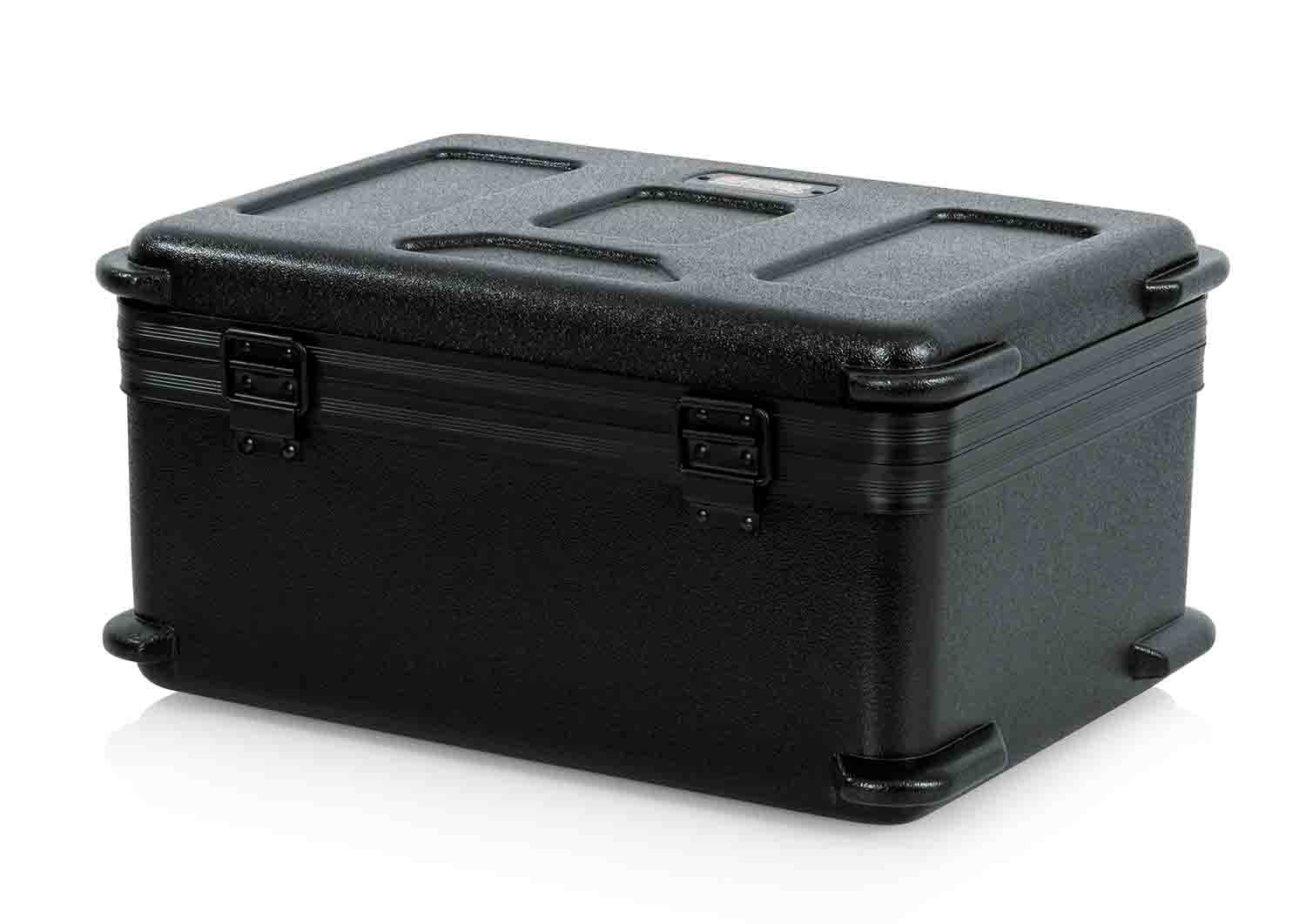 Gator Cases GTSA-MICW7 Polyethylene DJ Case for 7 Wireless Microphones with 2 Lift Out Trays - Hollywood DJ
