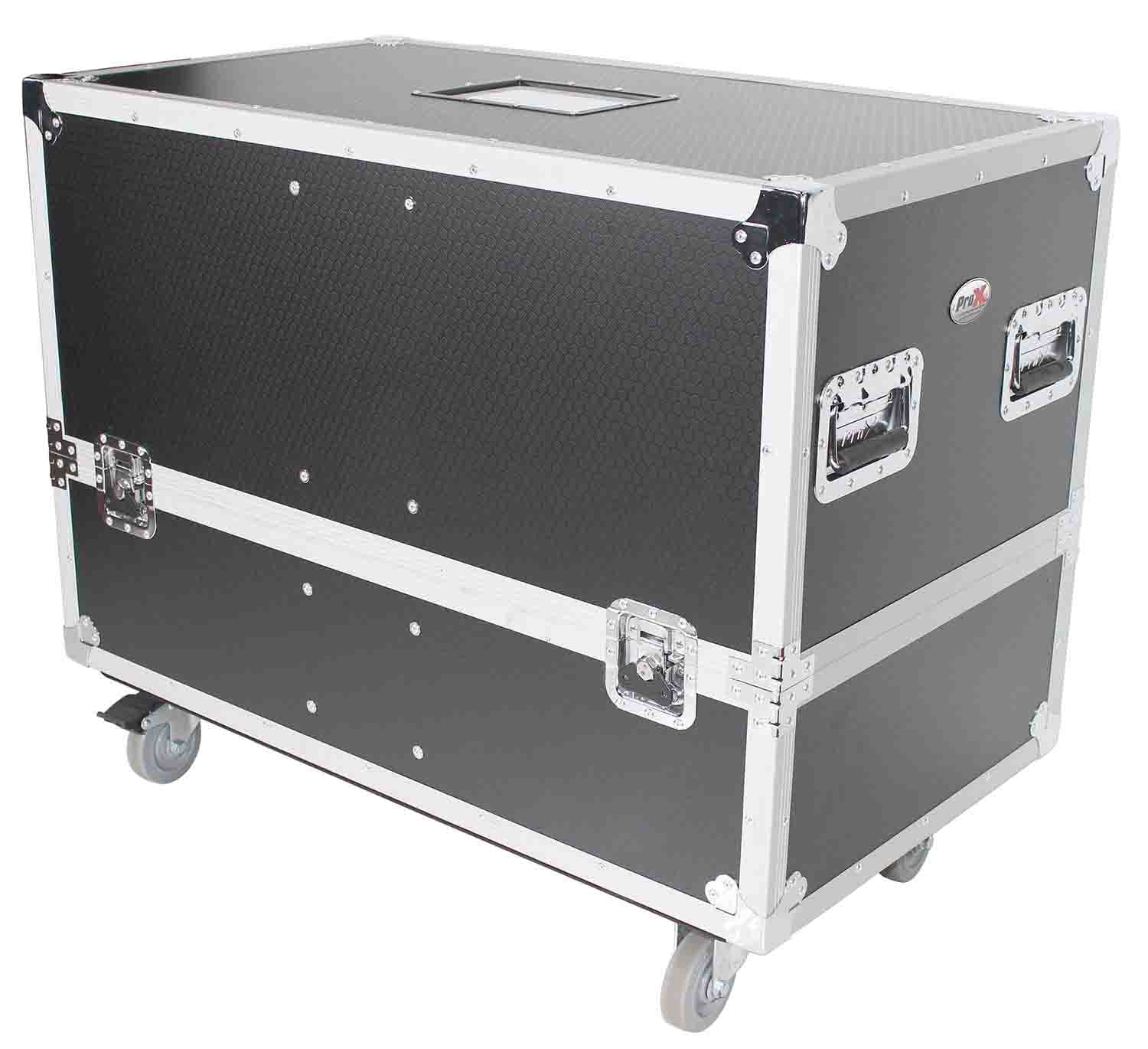 ProX X-RCF-EVOX8J8X2W ATA Style Flight-Road Case for RCF EVOX 8 J8 JMIX8 Speaker Array System - Hollywood DJ