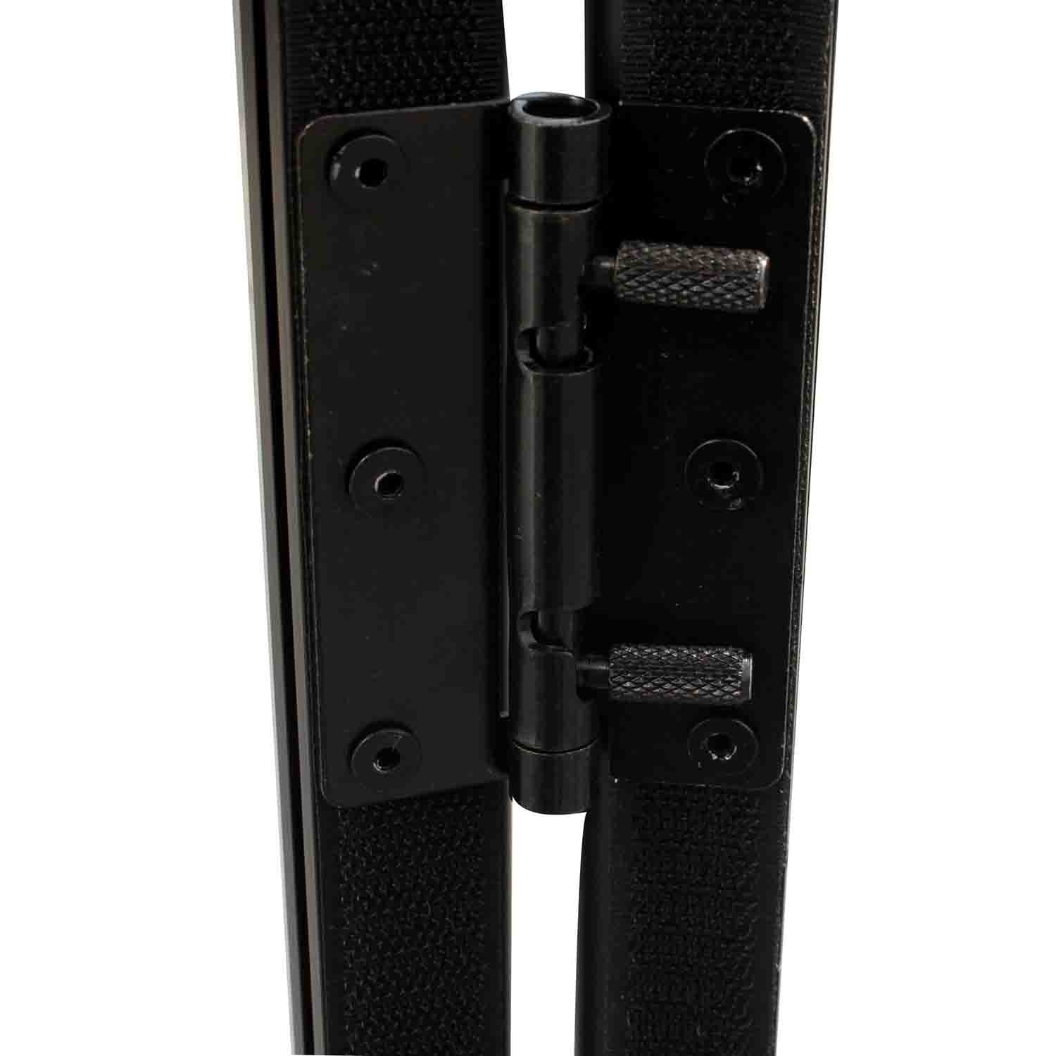 ProX XF-5X3048B Five Panel Frame DJ Facade with Stainless Quick Release 180 Degree Hinges - Hollywood DJ