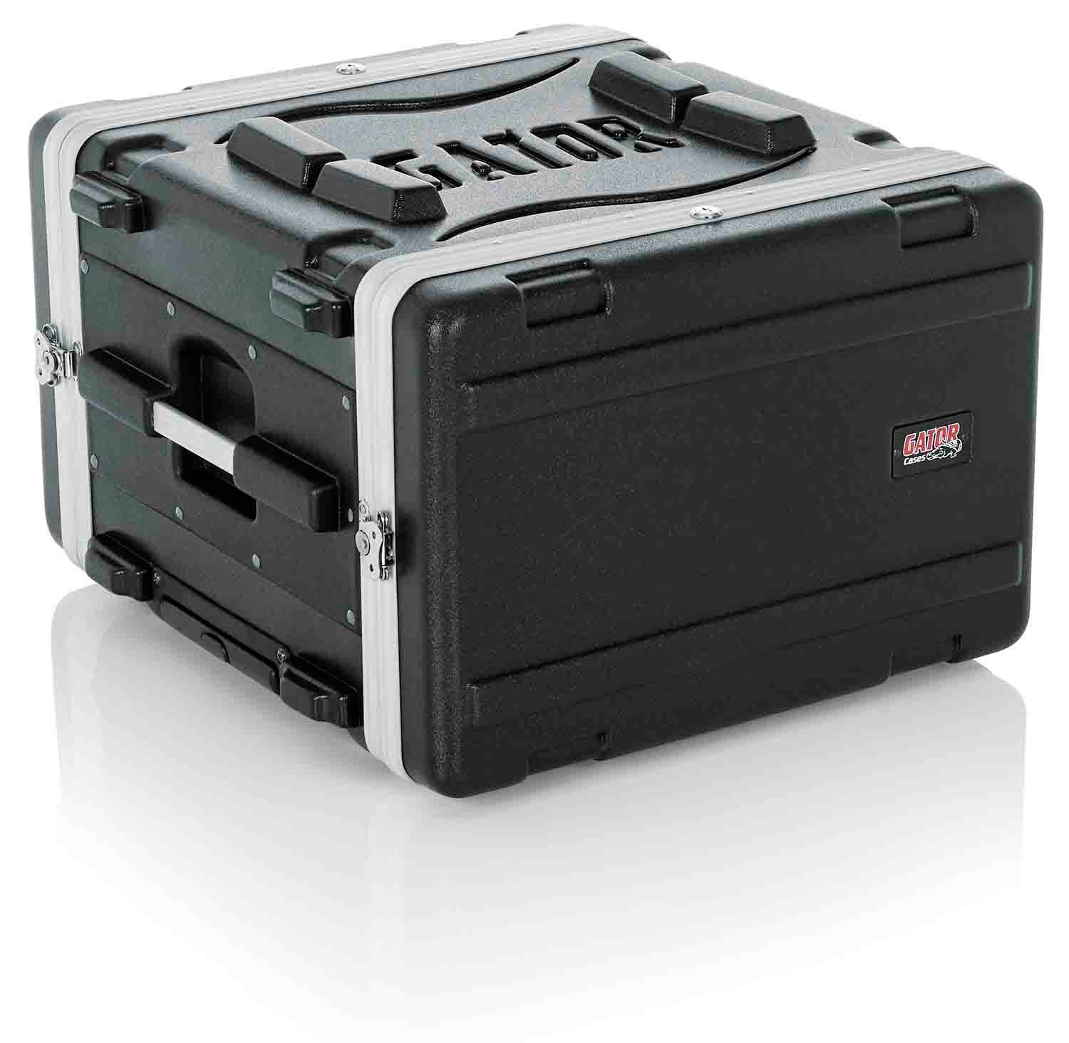 Gator Cases GRR-6PL-US Powered Rolling Molded 6U Rack Case - Hollywood DJ