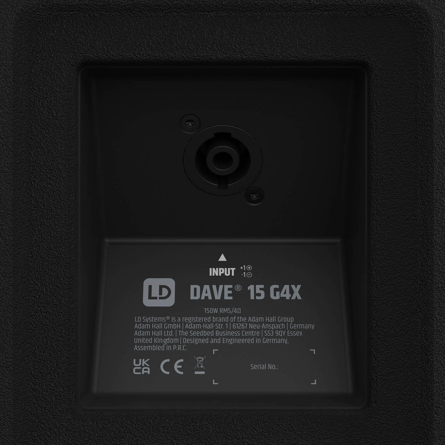 LD Systems DAVE 15 G4X Compact 2.1 Powered PA System with Bluetooth and Mixer - 1000W RMS - Hollywood DJ