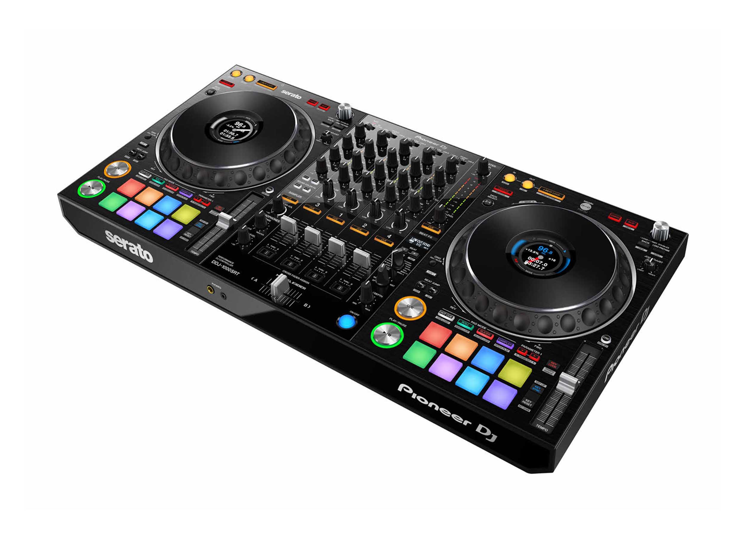 B-Stock: Pioneer DJ DDJ-1000SRT 4-Channel Performance DJ Controller for Serato DJ Pro – Black - Hollywood DJ