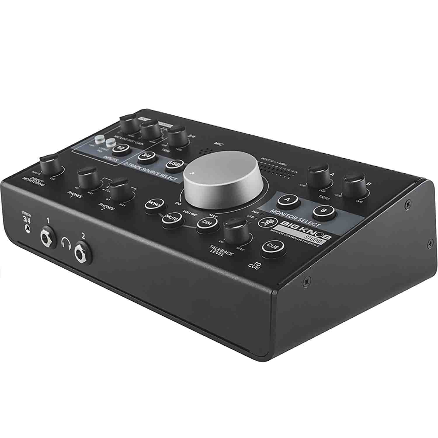 Mackie Big Knob Studio 3x2 Studio Monitor Controller - 192kHz USB I/O - Hollywood DJ