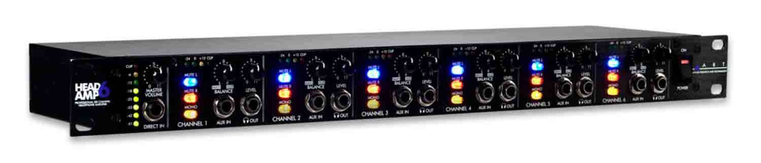 Art HeadAmp6, 6 Channel Headphone Amplifier - Hollywood DJ