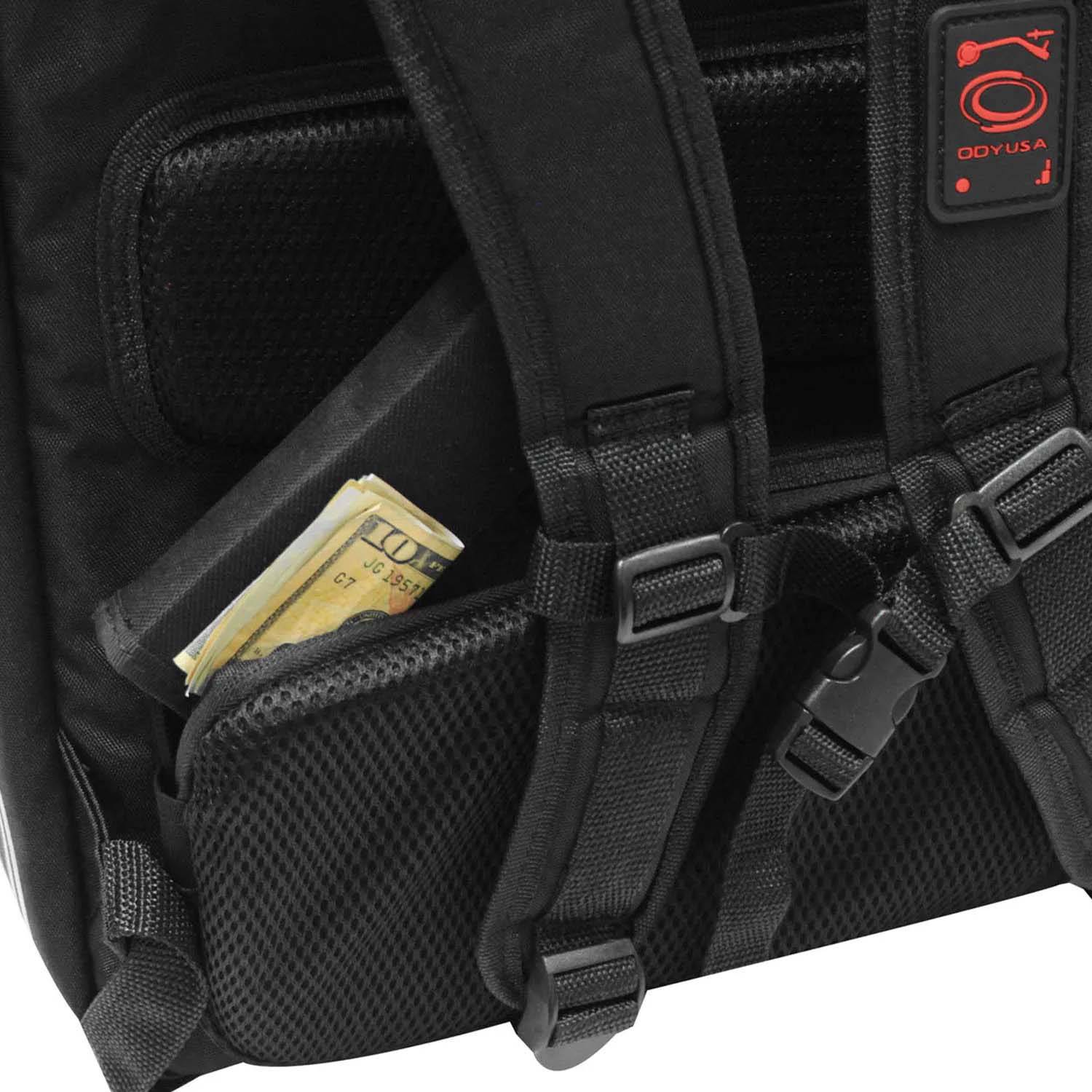 Odyssey BRXMK2BP12 Large Premium DJ Backpack - Black - Hollywood DJ