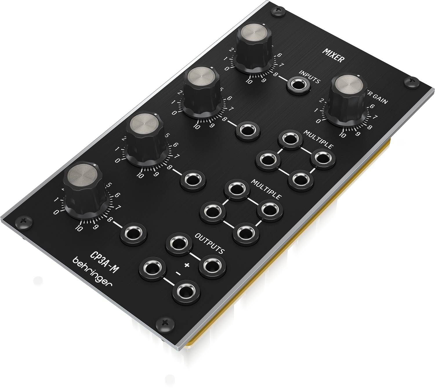 Behringer CP3A-M, Mixer Legendary Analog Mixer, Utility Module For Eurorack With Dual 4-Point Multiple Circuit - Hollywood DJ