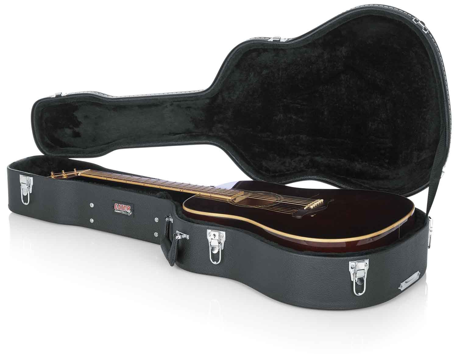 Gator Cases GW-DREAD Deluxe Wood Case for Dreadnought Guitars - Hollywood DJ