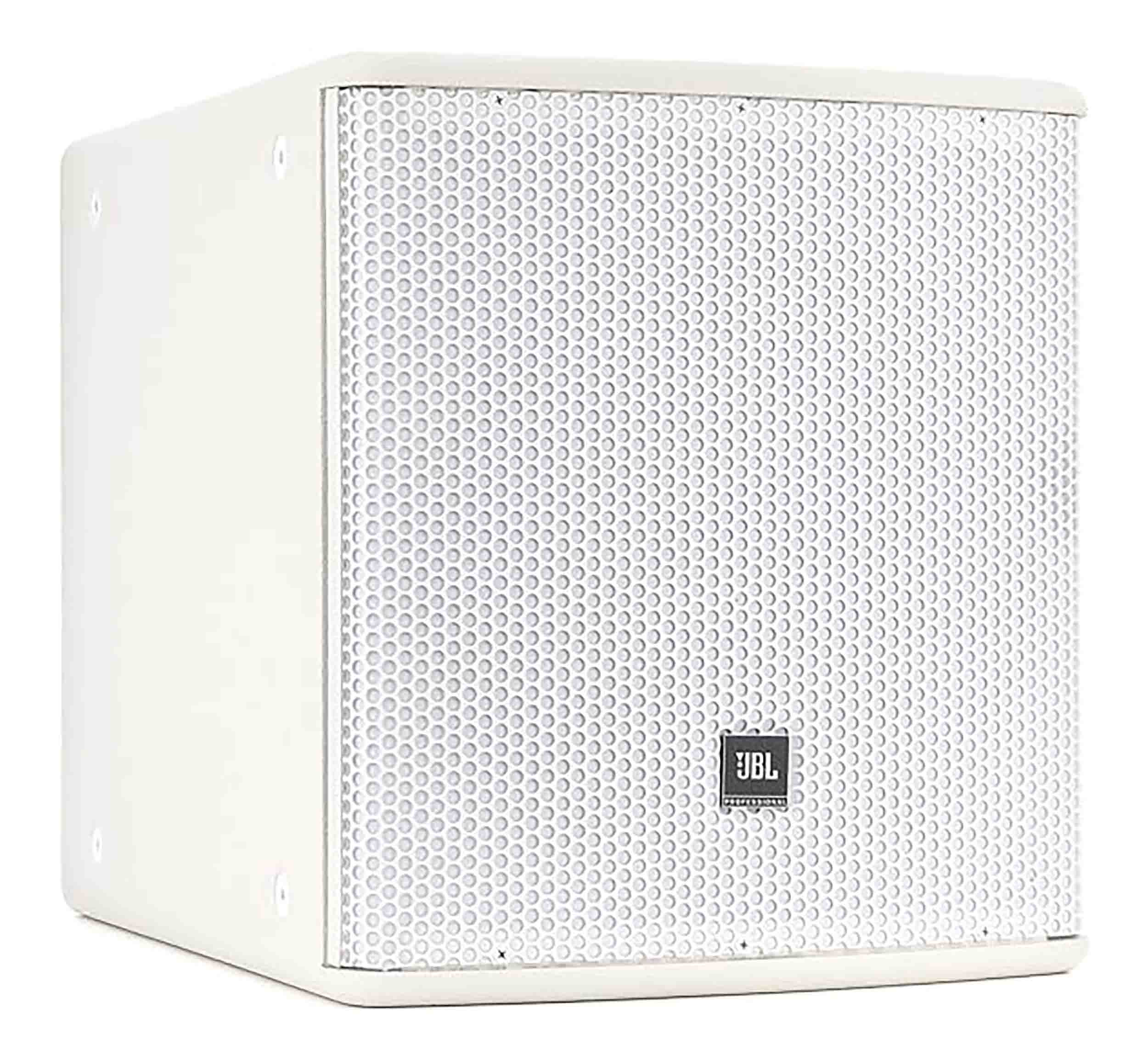JBL ASB6112-WH, Compact High Power Single 12" Subwoofer - White - Hollywood DJ