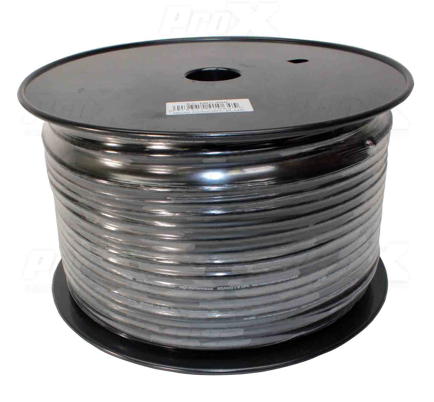 Prox XC-MIC300 Balanced Bulk Spool High Performance Microphone Audio Cable - 300 Feet - Hollywood DJ