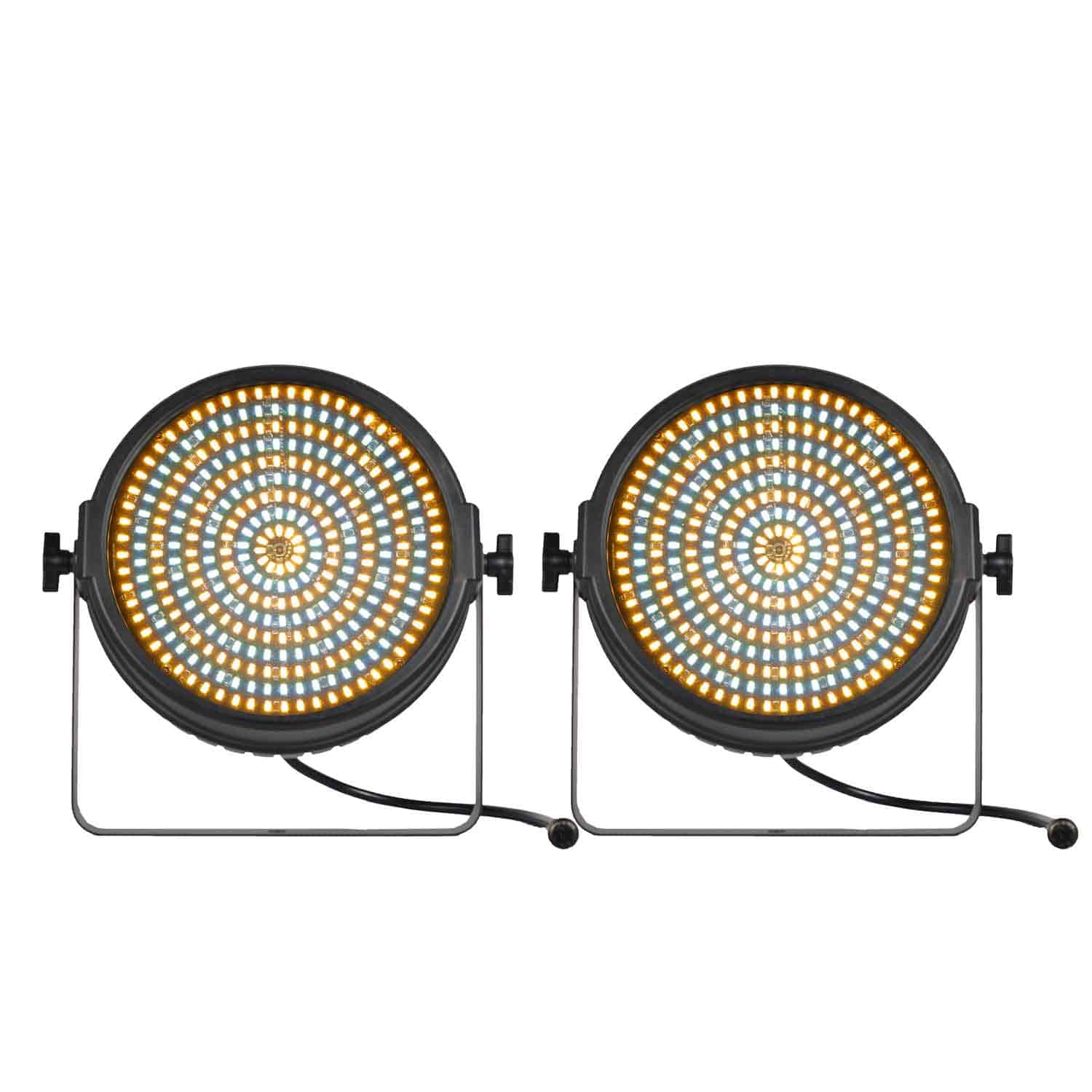 JMAZ Versa Flex Par DUO324 LED Par Featuring 162 Cool White and Warm White SMD LEDs - Pair - Hollywood DJ