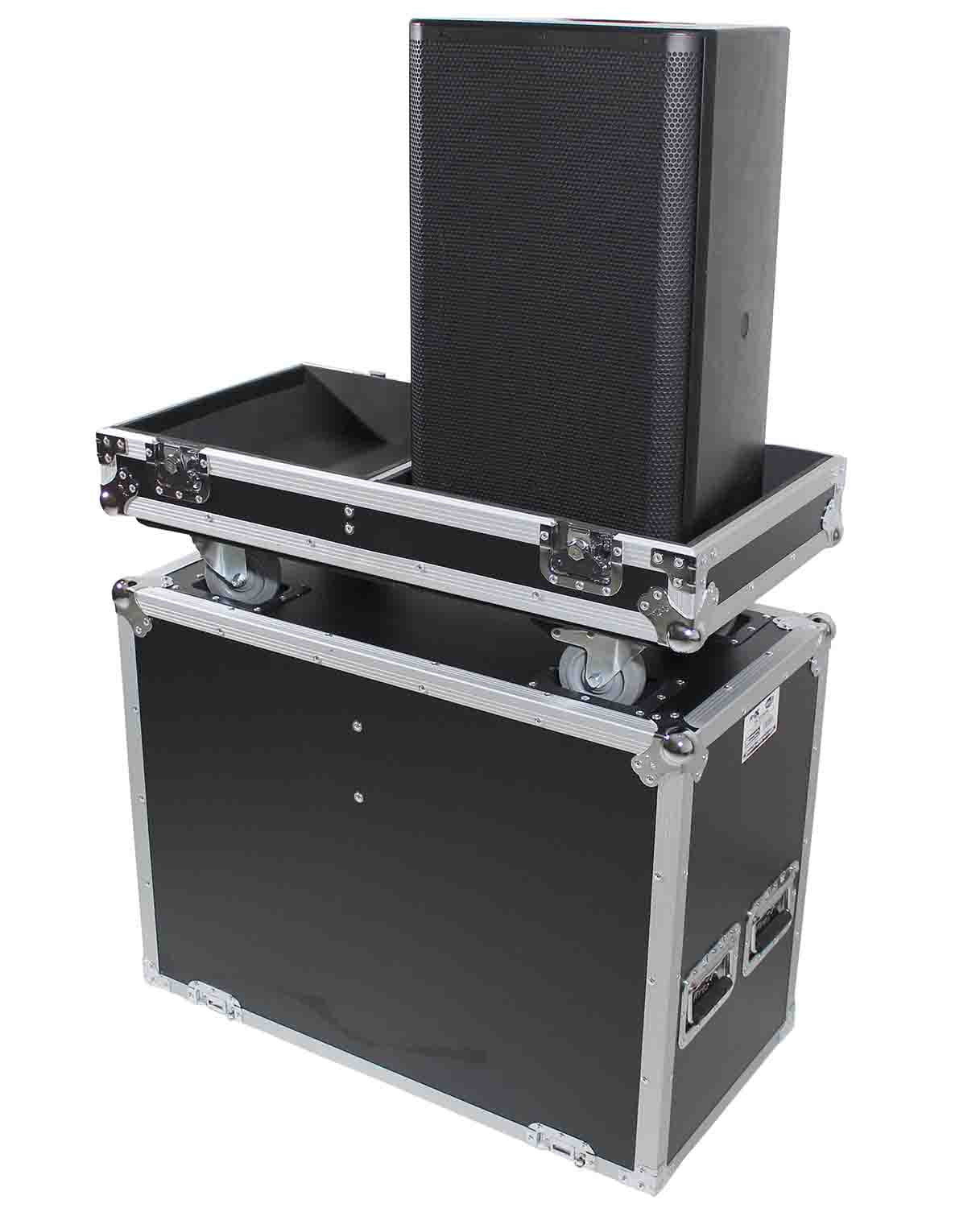 ProX X-QSCK12, ATA Style Flight Case for 2x QSC K12 or K12.2 Speakers - Hollywood DJ