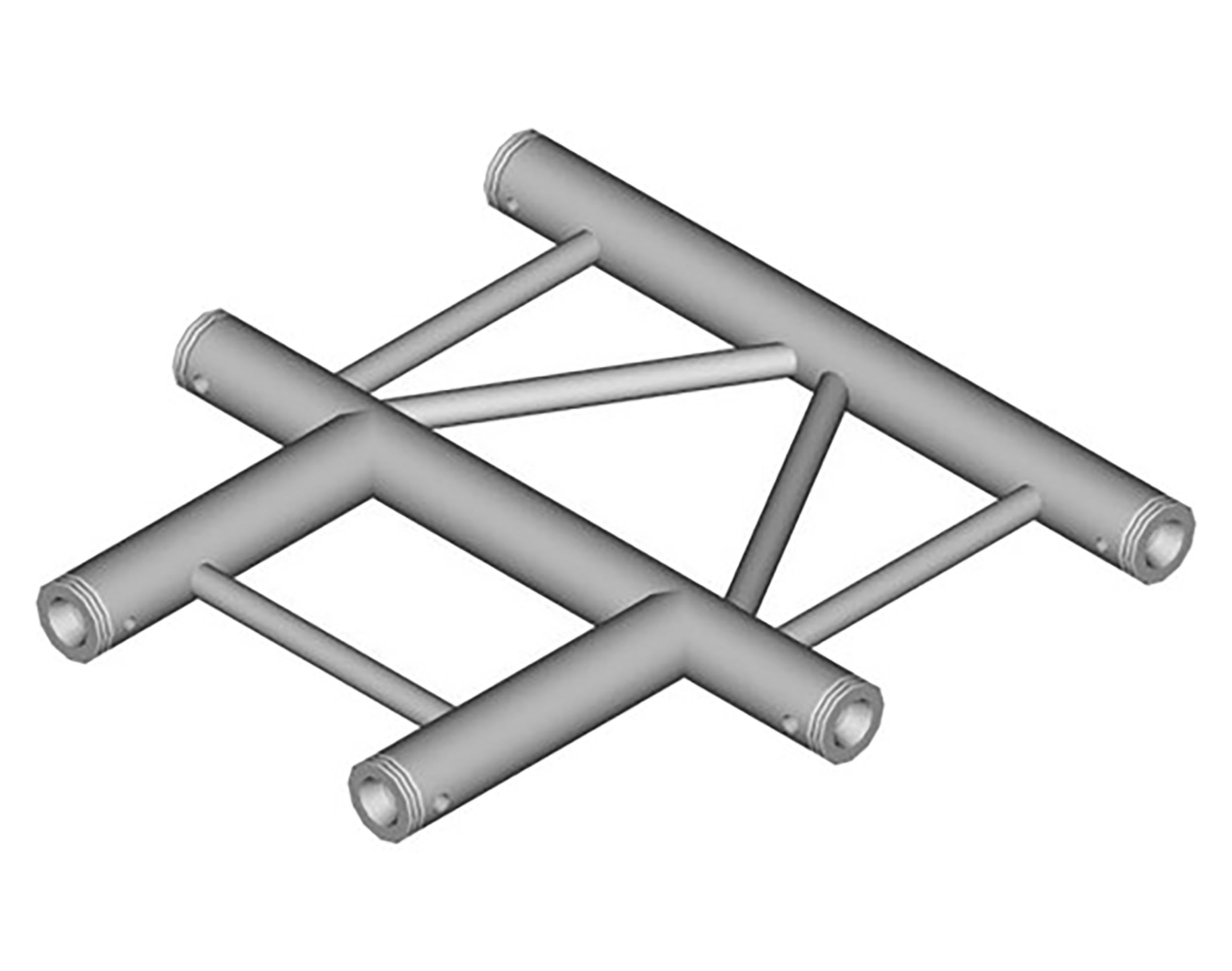 Global Truss IB-4068-H, Horizontal Three Way T-Junction for F32 I-Beam Truss System - 1.64 ft - Hollywood DJ