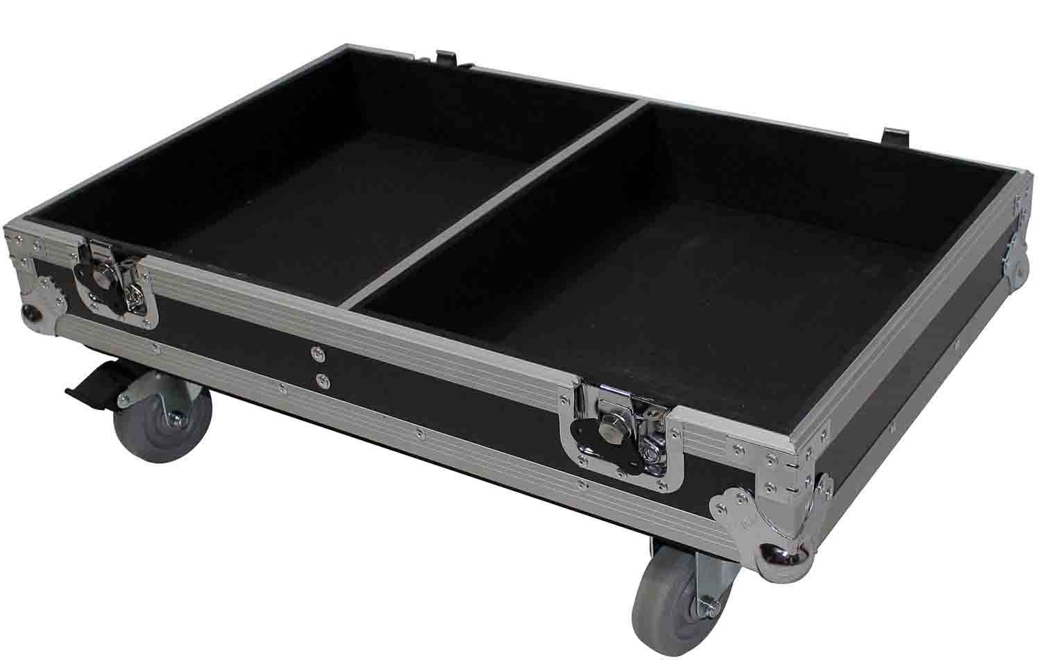 ProX X-TurboSound TBV-123-AN Flight Case for 2 TurboSound TBV-123-AN Line Array Speakers with 4-inch Casters - Hollywood DJ