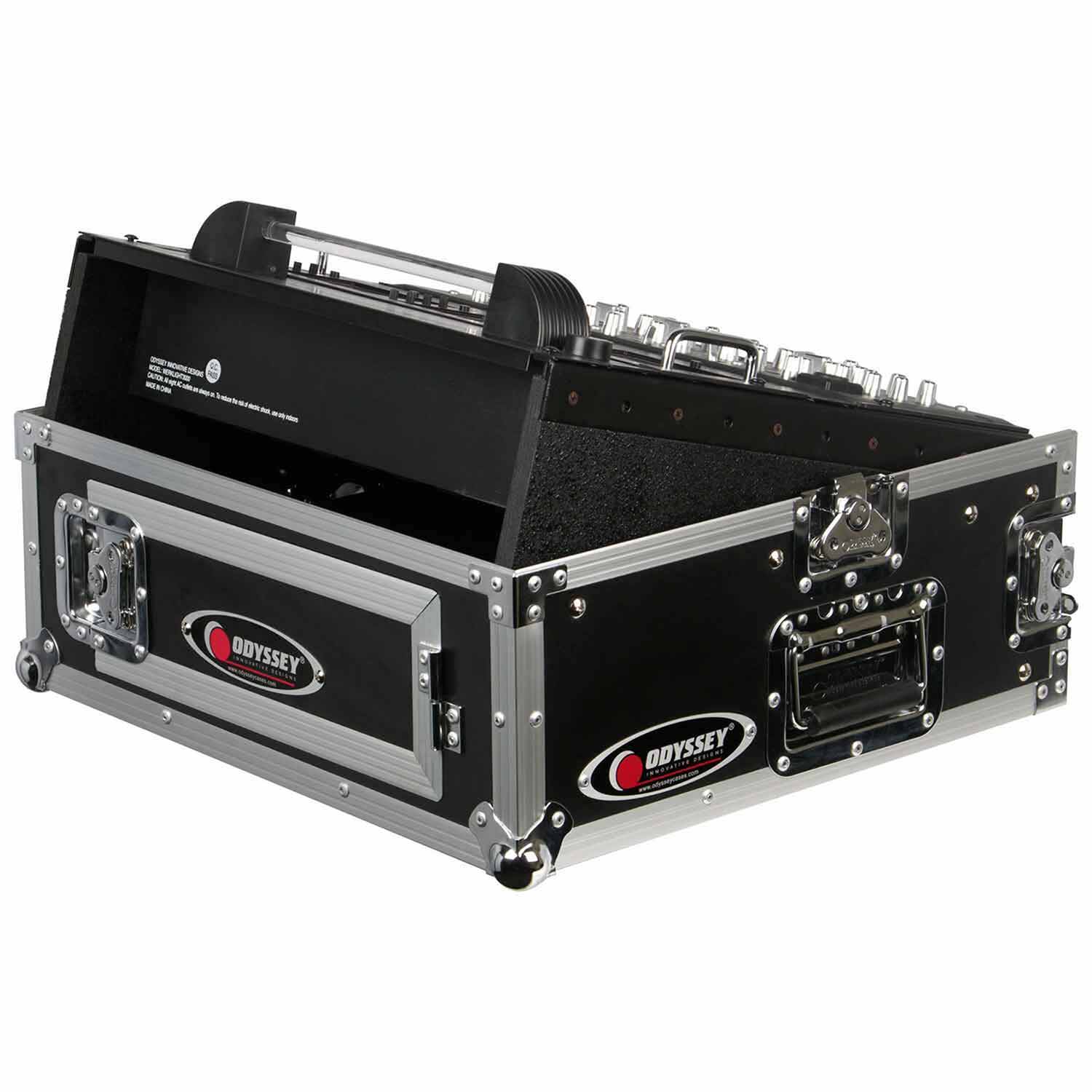 B-Stock: Odyssey FR1002,10U Top Slanted 2U Bottom Vertical Combo Rack - Hollywood DJ