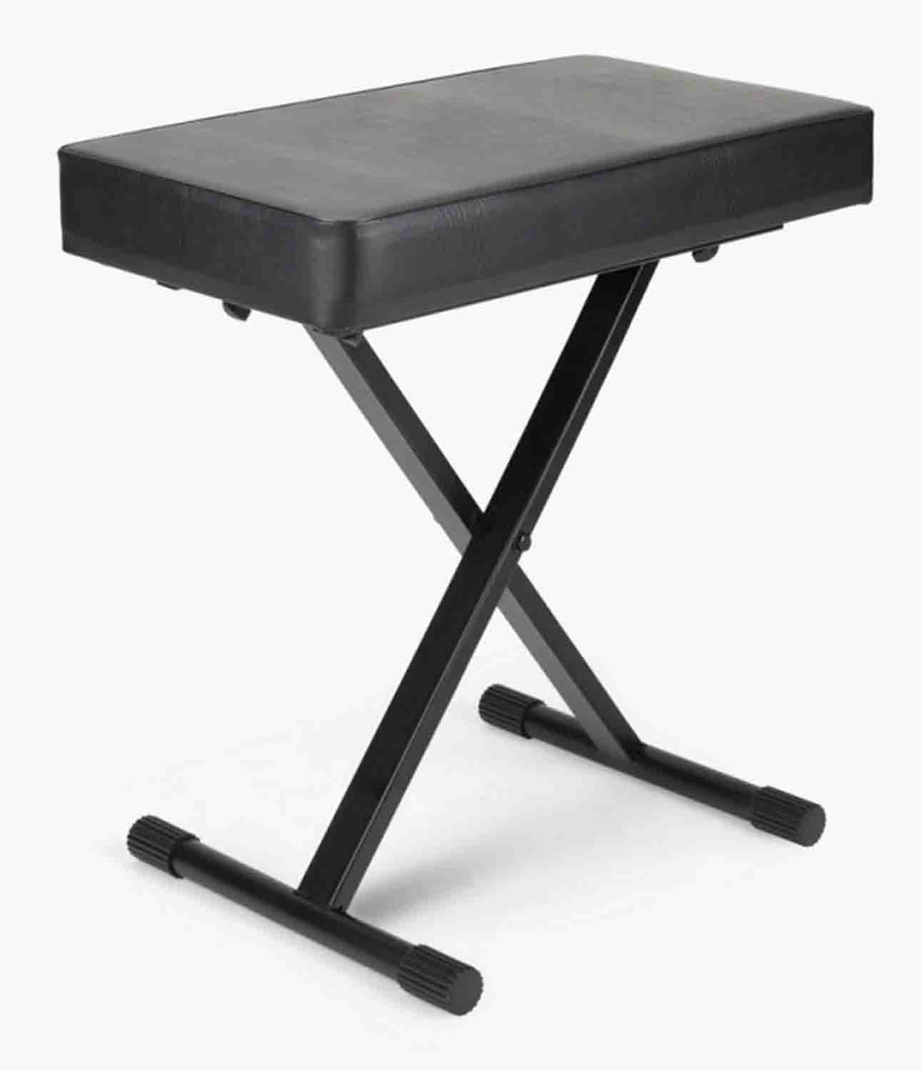 OnStage KT7800+ Deluxe X-Style Keyboard Bench - Hollywood DJ