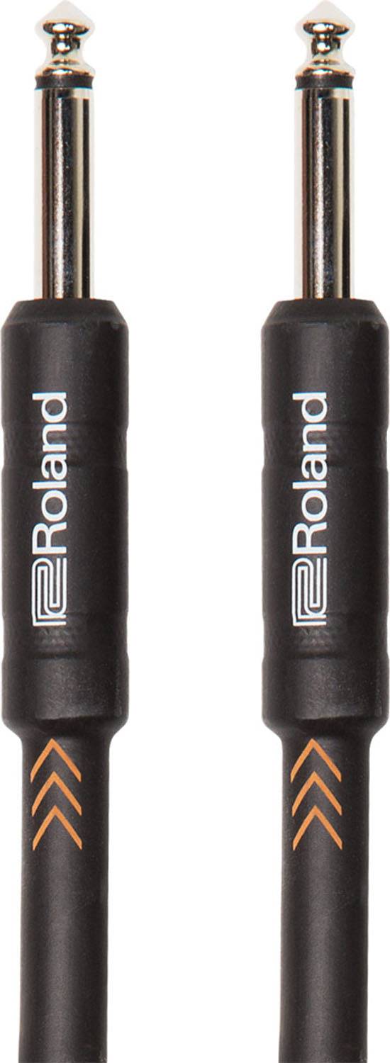 Roland RIC-B20, 20 Feet Long Black Series Instrument Cable, Straight 1/4-inch Connectors - Hollywood DJ