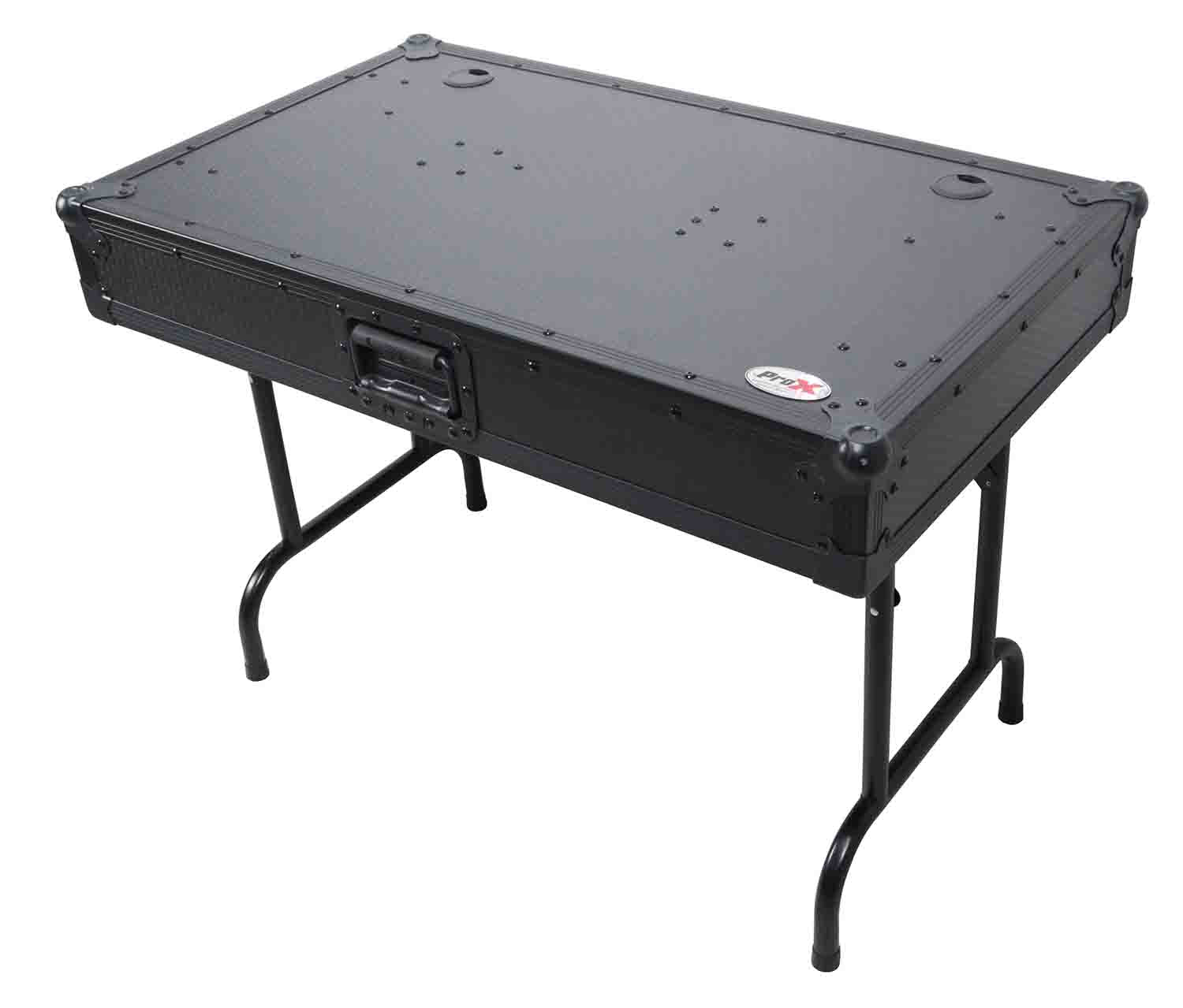 ProX XS-GIGTABLE26 (3FT) Gig-Table™ Universal Fold Out DJ Booth 26" Floor Height - Black Finish - Hollywood DJ