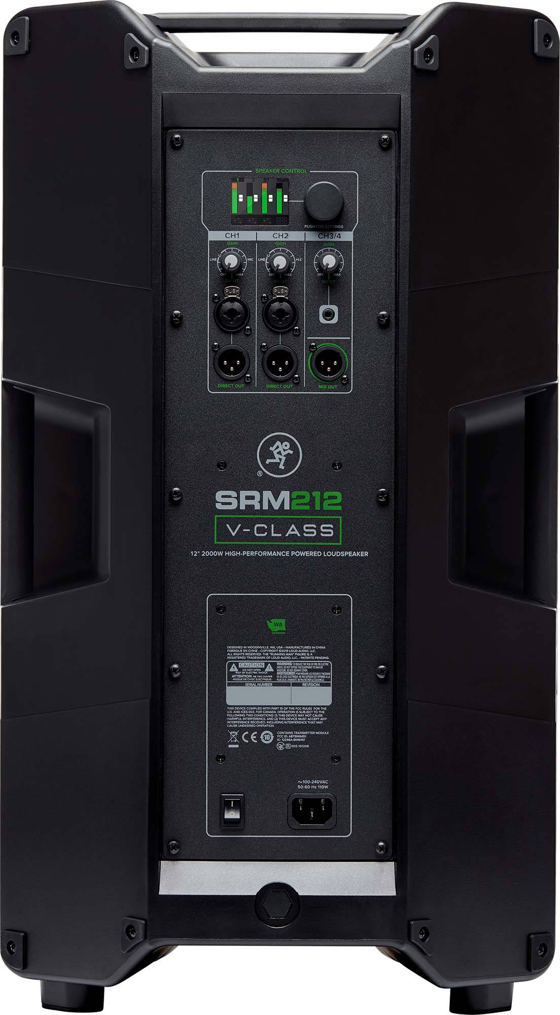 Mackie SRM212 V-Class 12" 2000W High-Performance Powered Loudspeaker - Hollywood DJ