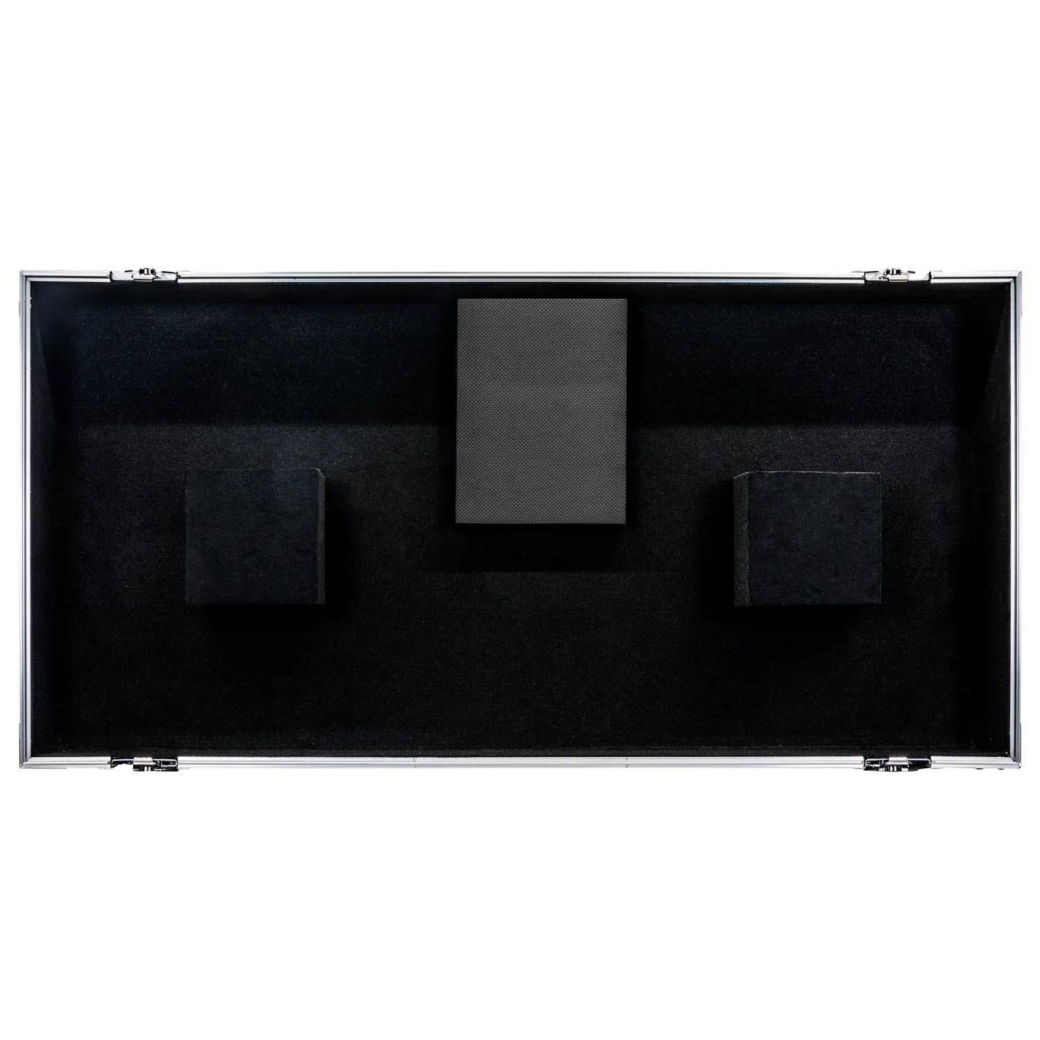 Odyssey FZGSRANE1272W Low Profile Rane Twelve and Rane Seventy-Two Coffin Flight Case With Glide Platform - Hollywood DJ