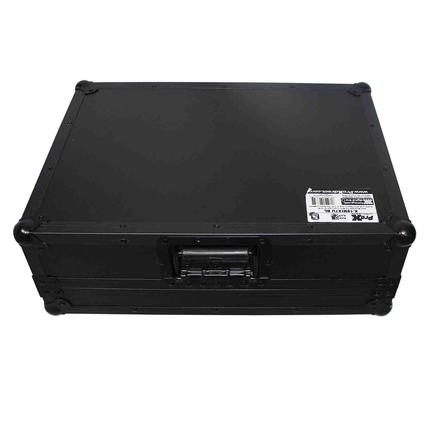 ProX X-19MIX7UBL DJ Flight Case For Gemini CDM-4000 19" Mixer W-7U Slant Rack Mount - Hollywood DJ