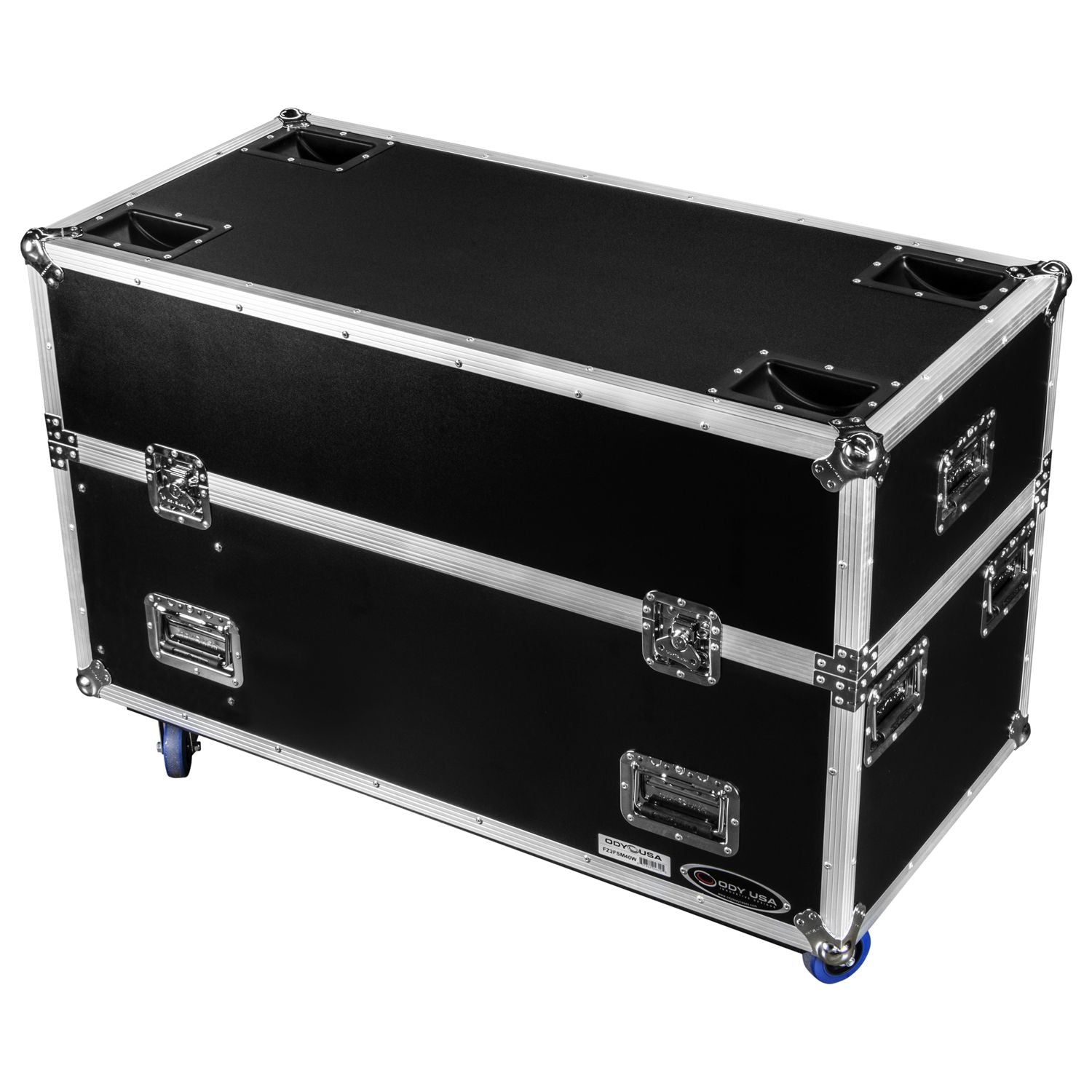 Odyssey FZ2FSM40W Dual 40-43″ Flat Screen Monitor Case With Casters Odyssey