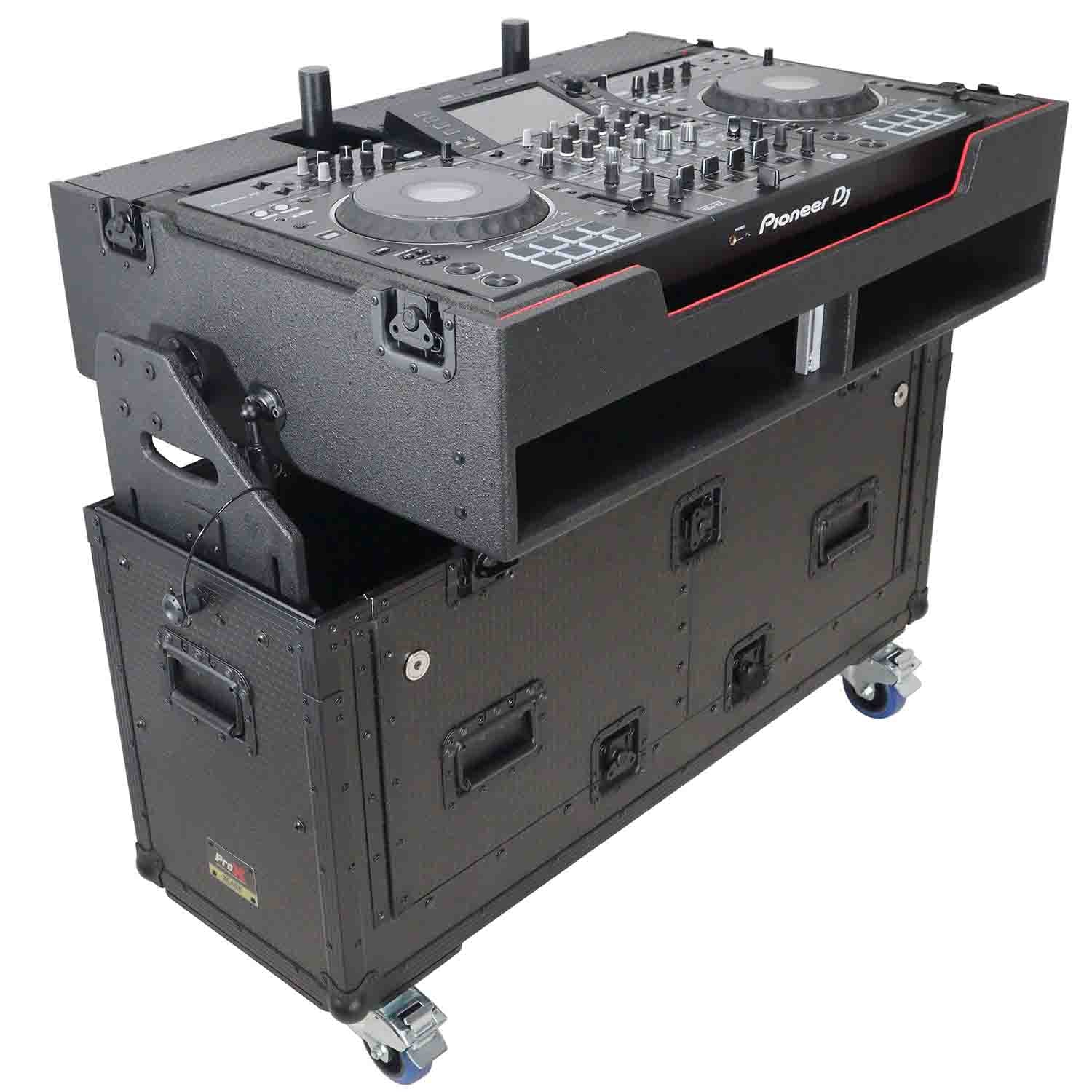 ProX XZF-UCXX Flip-Ready DJ Lift Case for Pioneer XDJ-XZ DDJ-SZ2 DDJ-SX3 DDJ-1000 / SRT - Hollywood DJ