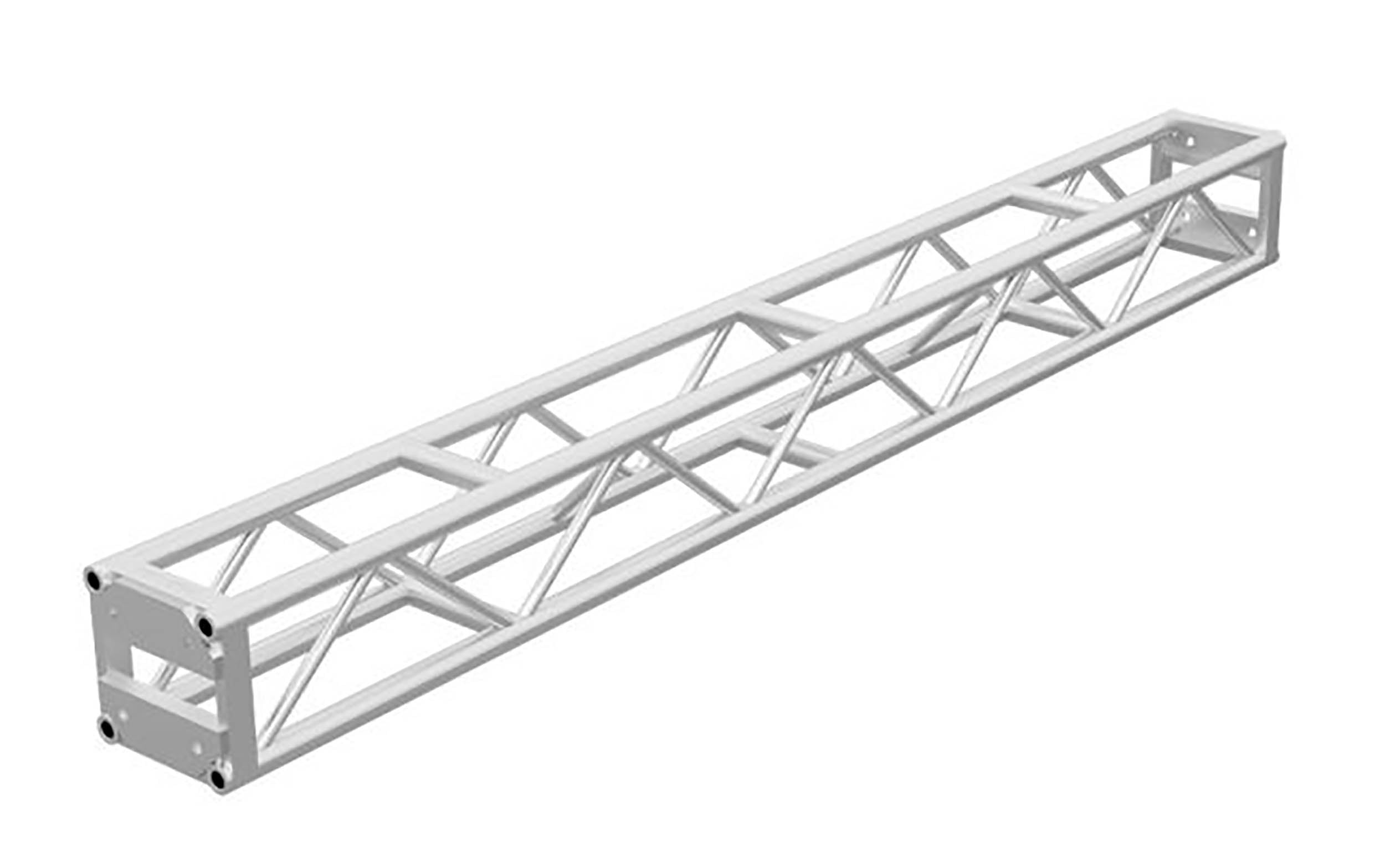 Global Truss DT-GP10, End Plated Square Truss Straight Segment - 10ft - Hollywood DJ