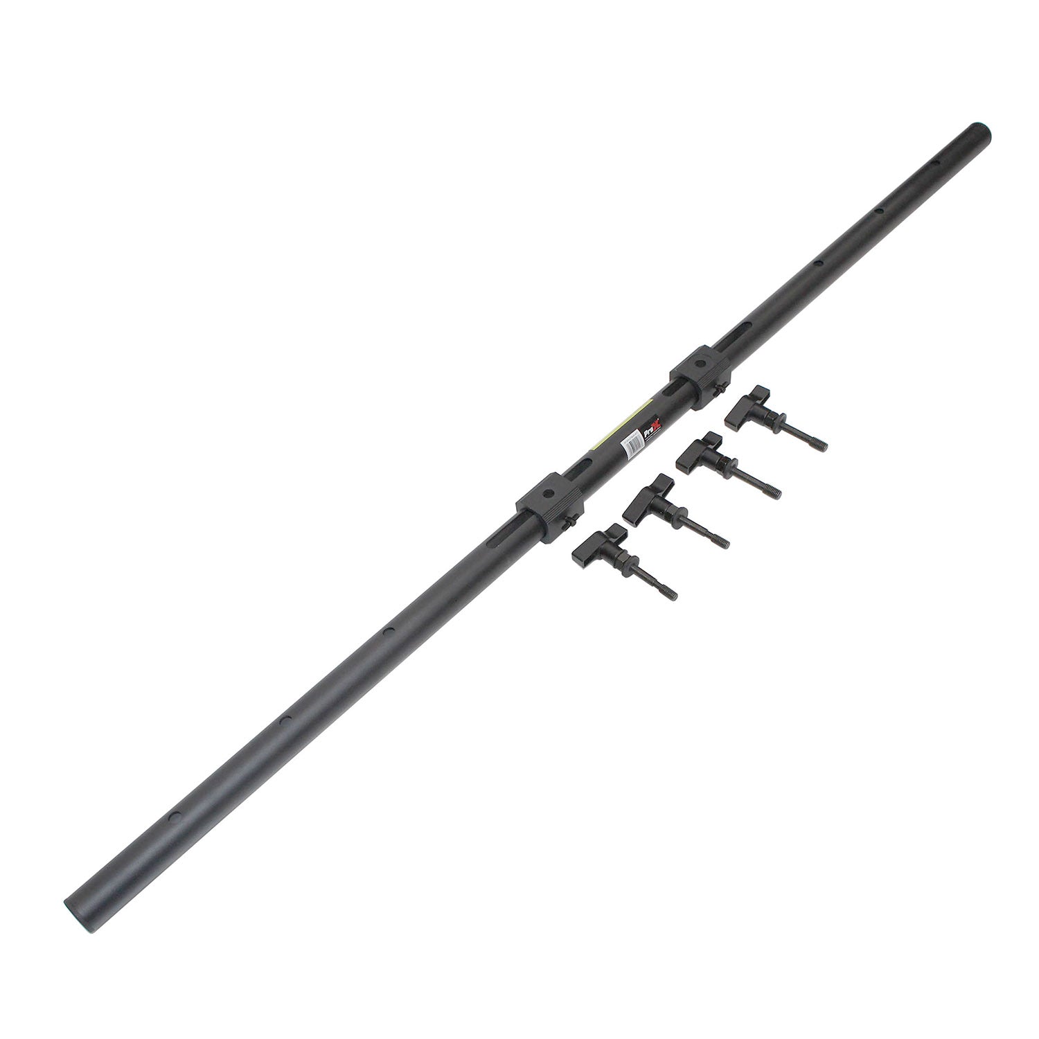ProX X-SPLSTBAR-5FT Universal Light Bar Mounting System for Point Source PA Speakers with Fly-points - 5 Feet - Hollywood DJ