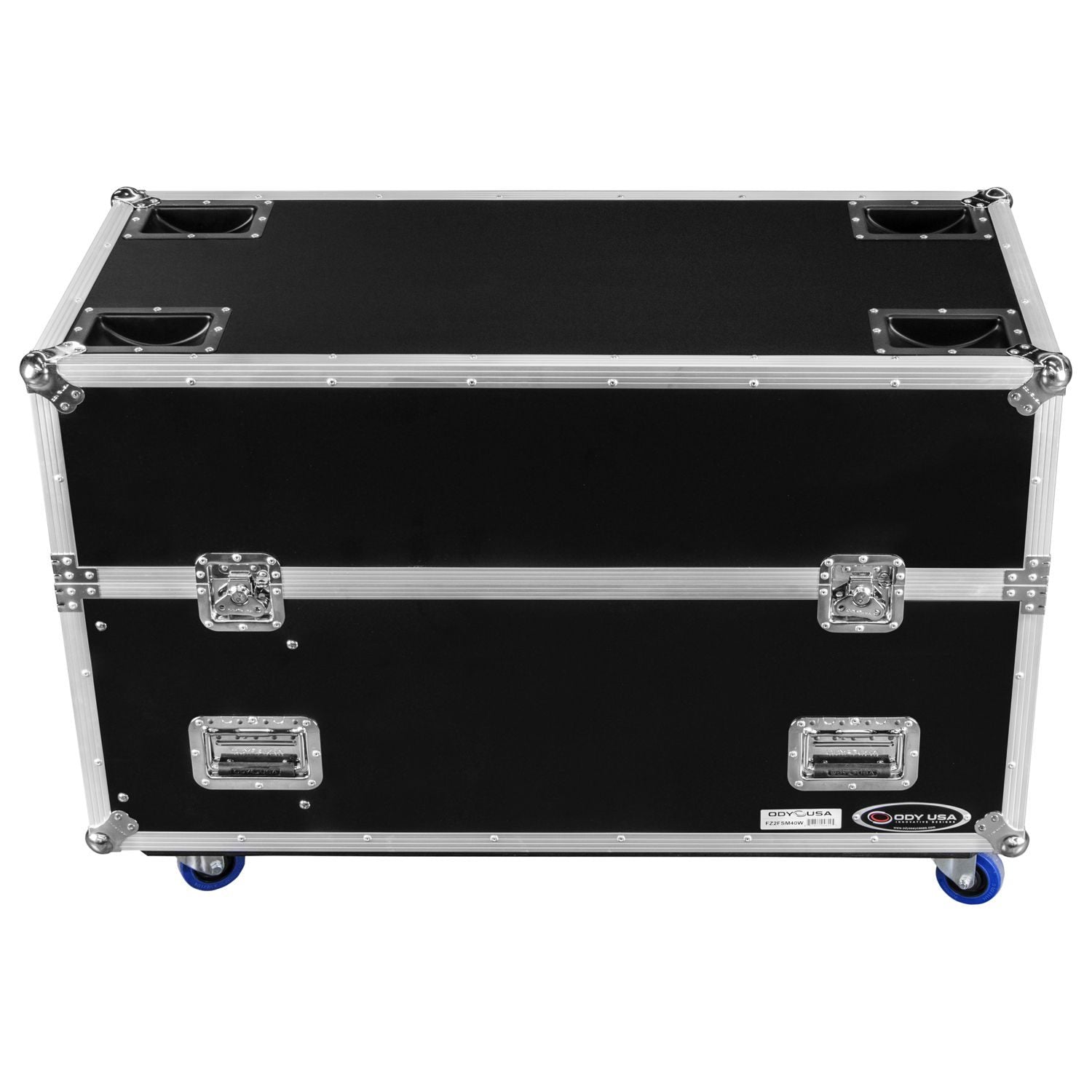 Odyssey FZ2FSM40W Dual 40-43″ Flat Screen Monitor Case With Casters Odyssey
