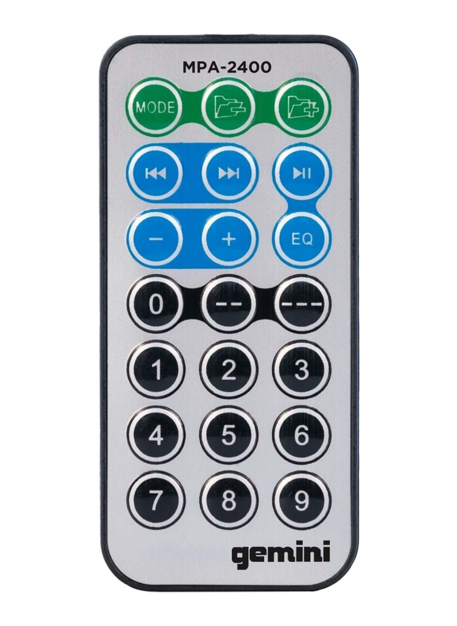 Gemini Sound MPA-2400BLU Rechargeable Weather-Resistant Trolley Speaker - Hollywood DJ