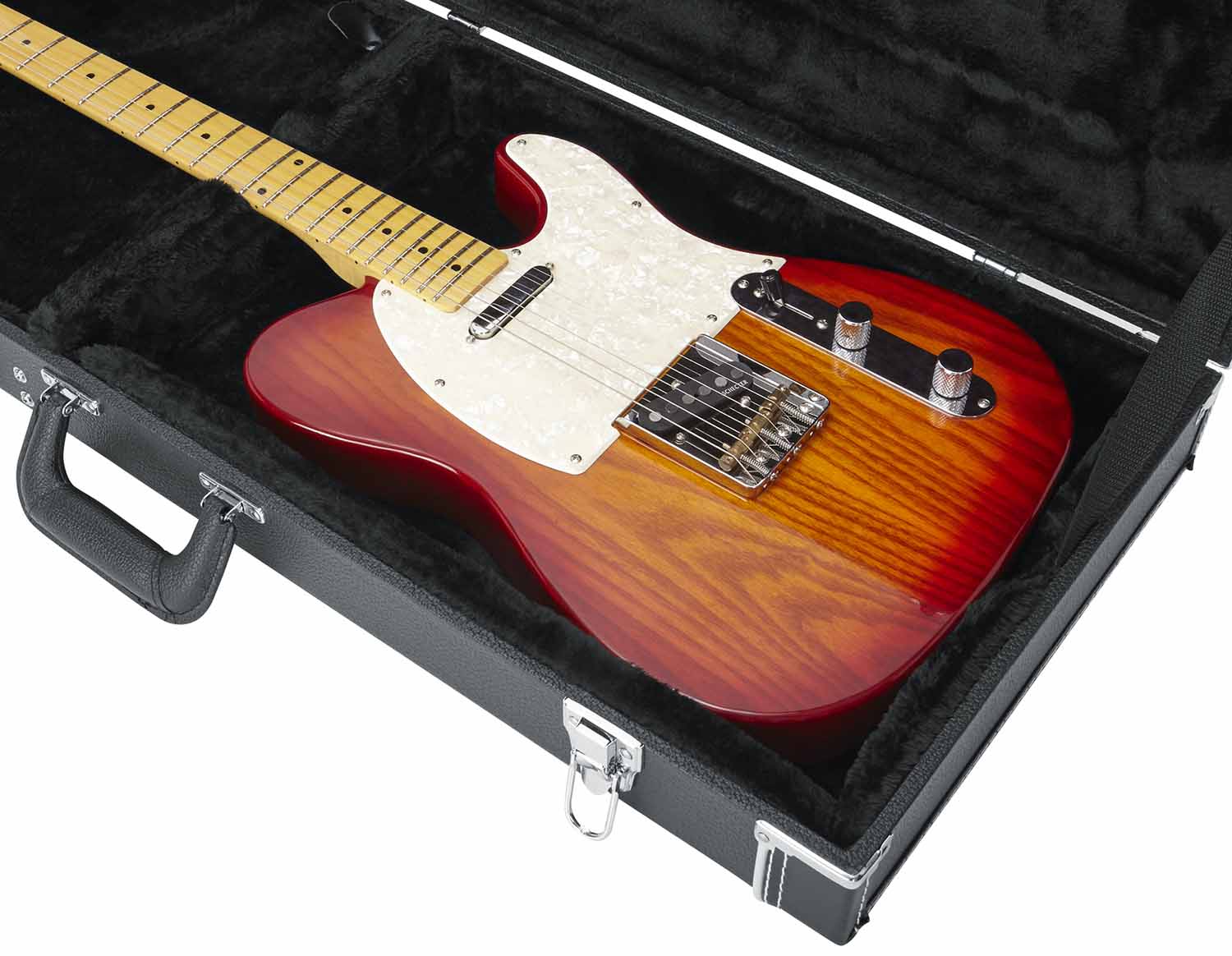 Gator Cases GW-ELECTRIC Deluxe Wood Case for Electric Guitars - Black - Hollywood DJ