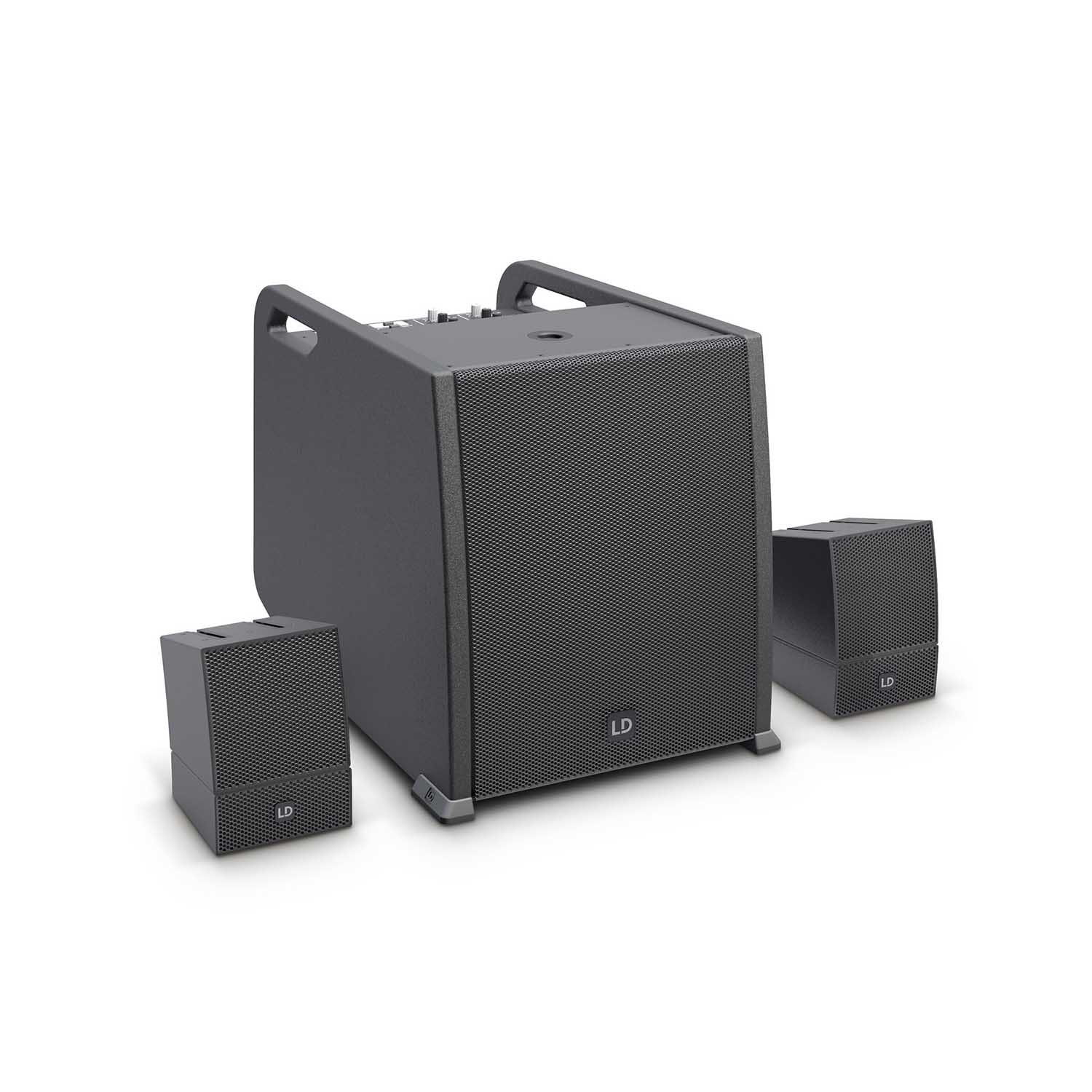 LD Systems CURV500AVS Portable Array System AV Set Including Speaker Cables - Hollywood DJ