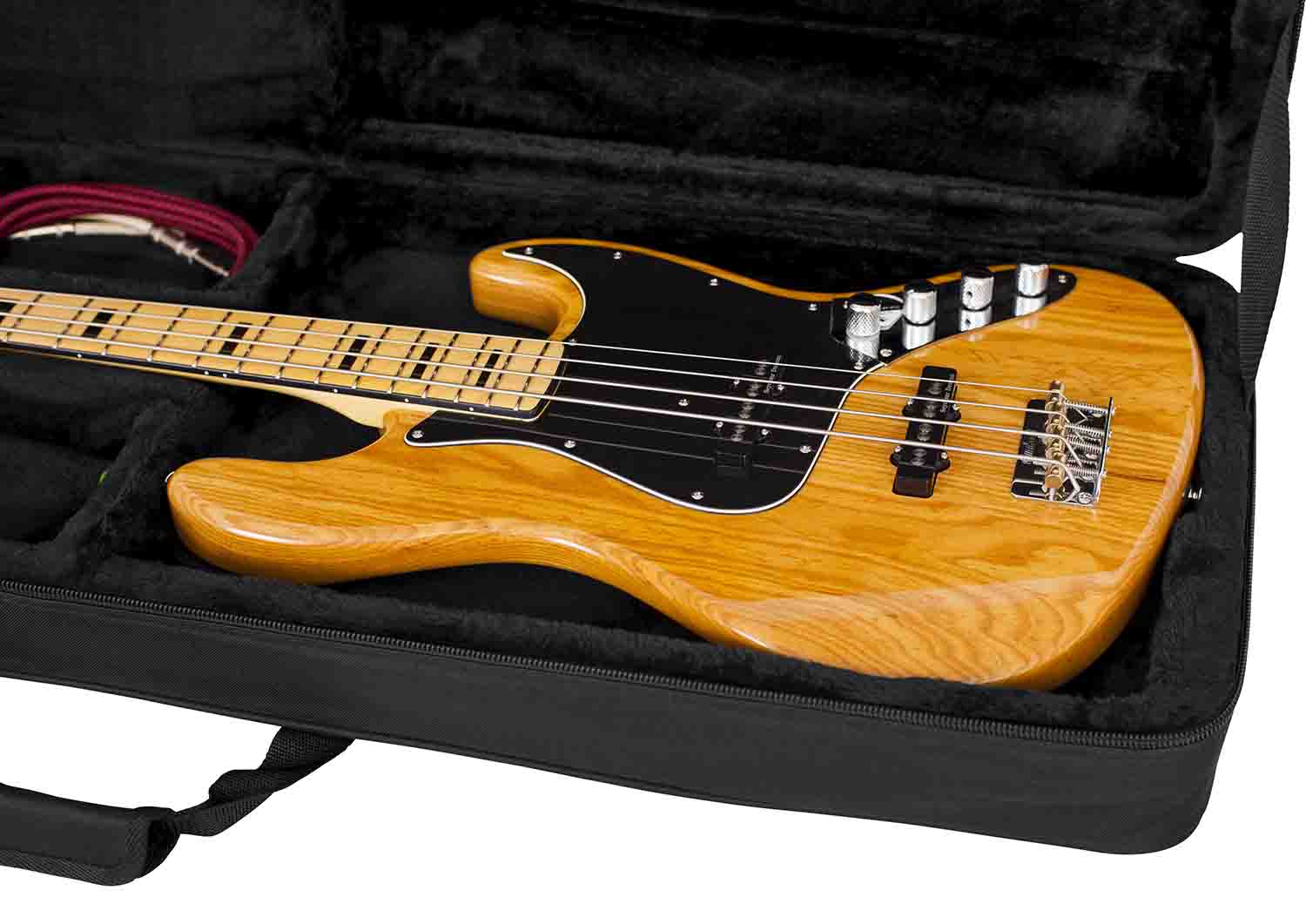 Gator Cases GL-BASS Rigid EPS Polyfoam Lightweight Guitar Case for Bass Guitars - Hollywood DJ
