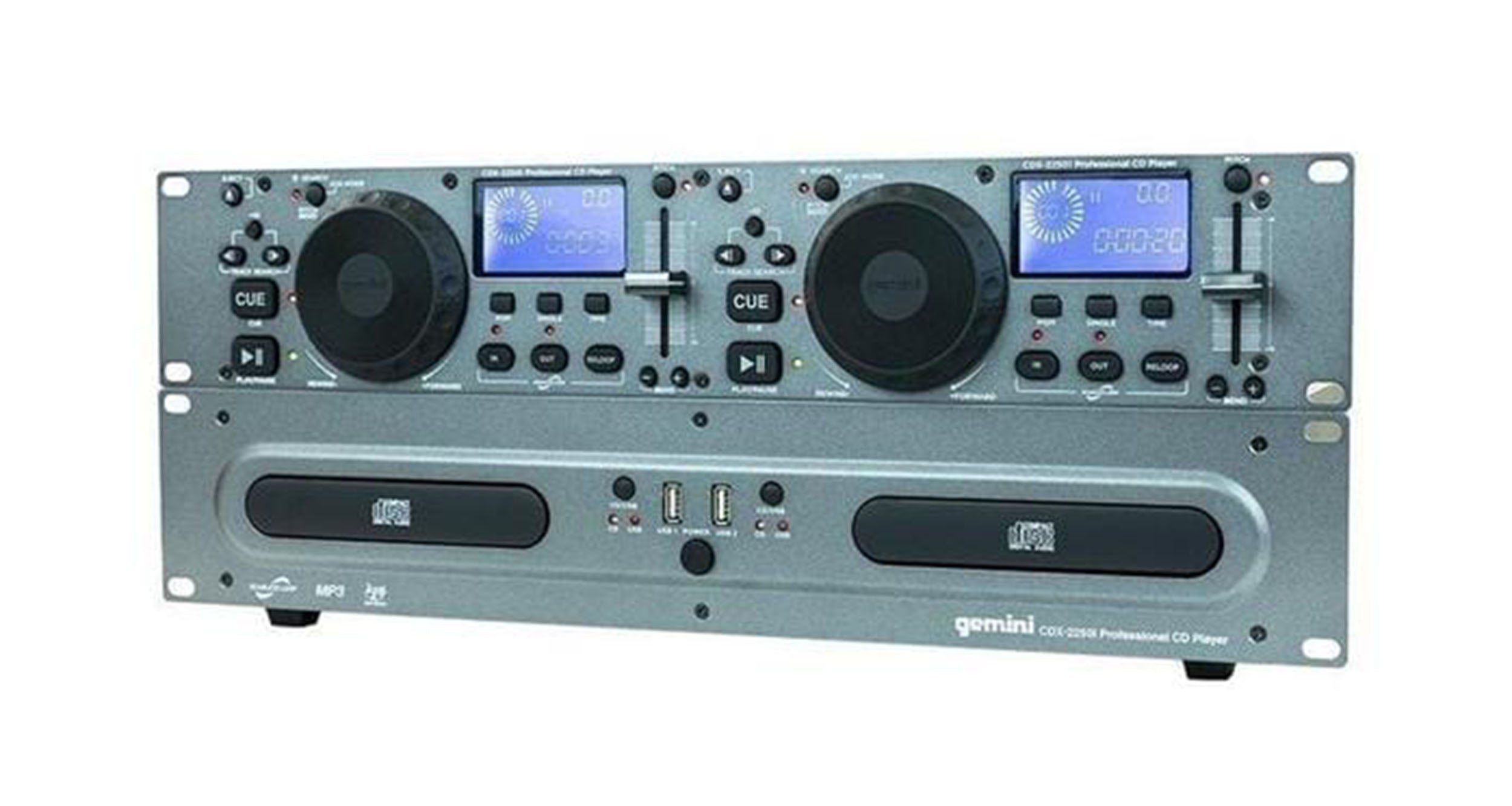 Gemini Sound CDX-2250i DJ Cd Media Player with Usb - Hollywood DJ