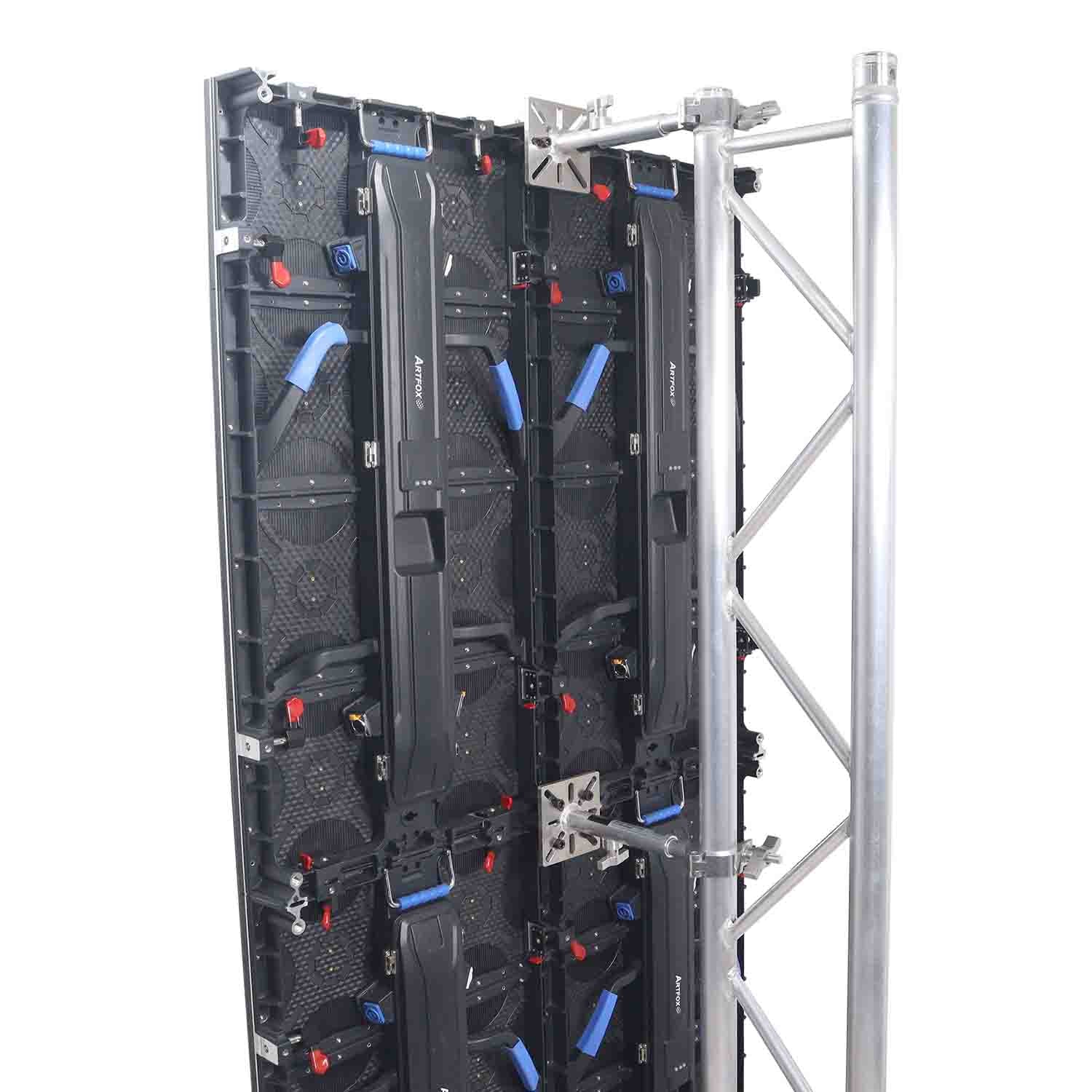 ProX XT-TC5LEDPA 10-13" LED Wall Mounting Plate to Extension 2" Pole Truss Clamp for Ground Stacking and Hanging - Hollywood DJ