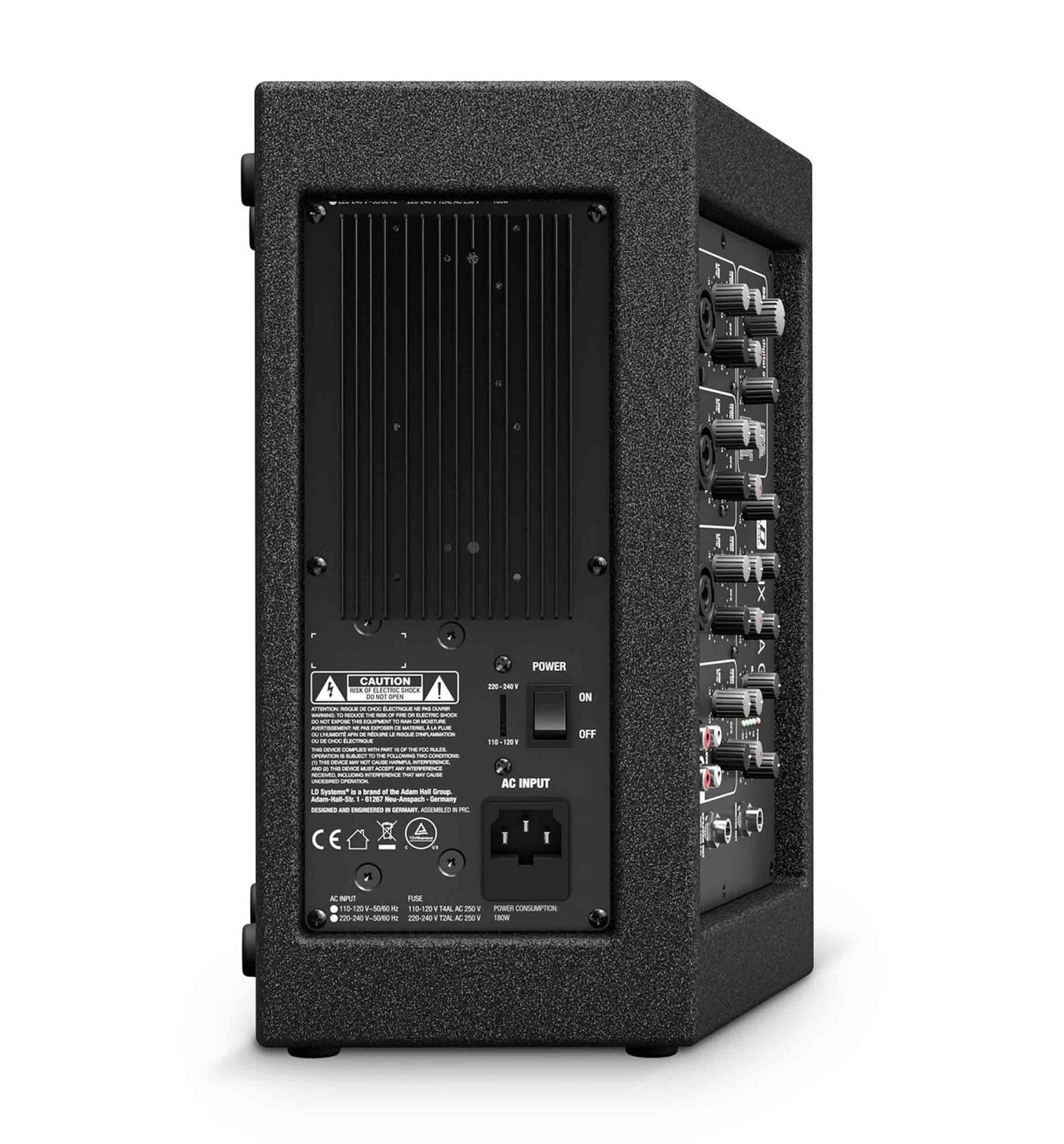 LD Systems MIX 62 A G3 Active 2-Way Loudspeaker with Integrated 4-Channel Mixer - Hollywood DJ