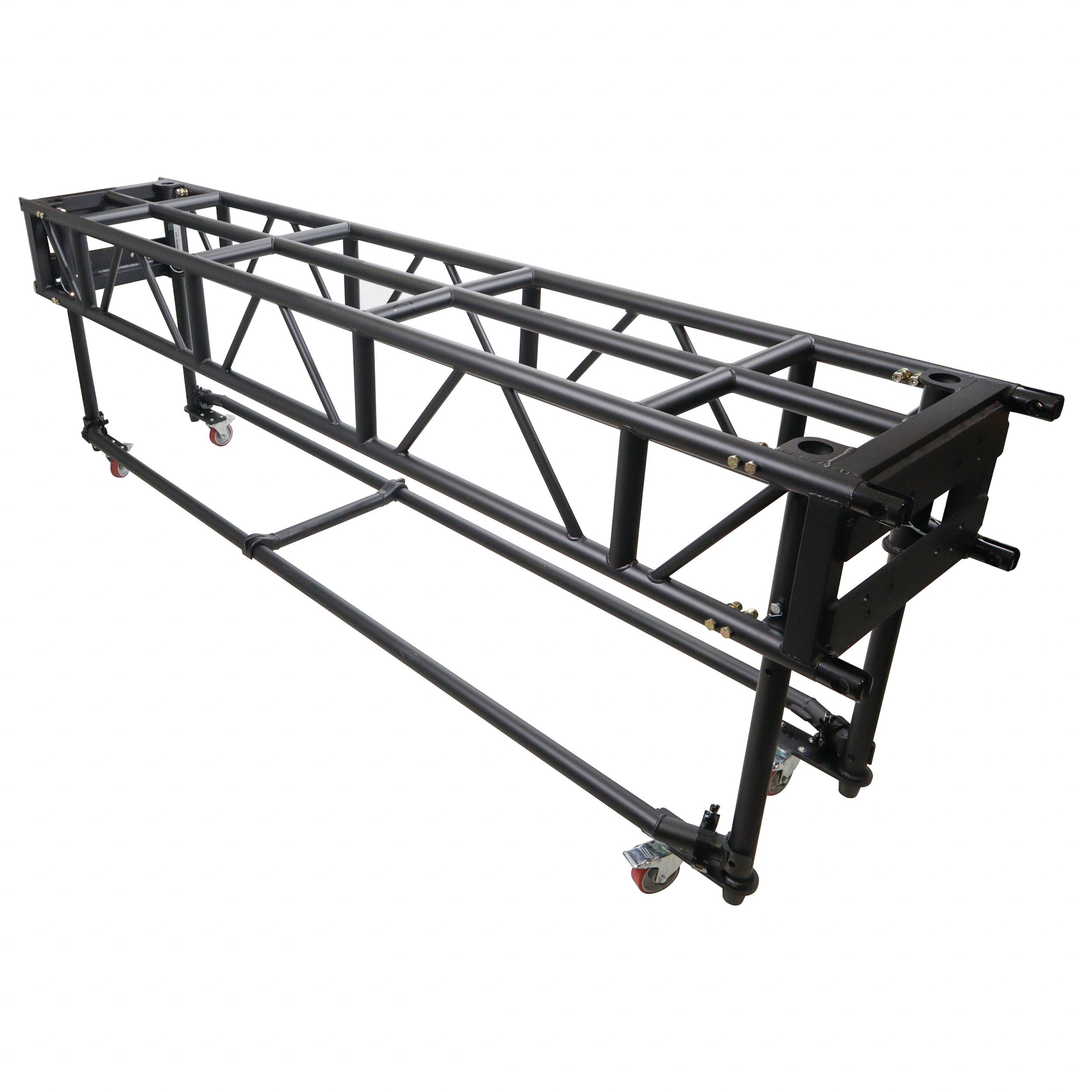 ProX XT-PRERIG10FTBLK, 10' FT Pre-Rig Truss Segment with Removable Rolling Base System - Black ProX Cases