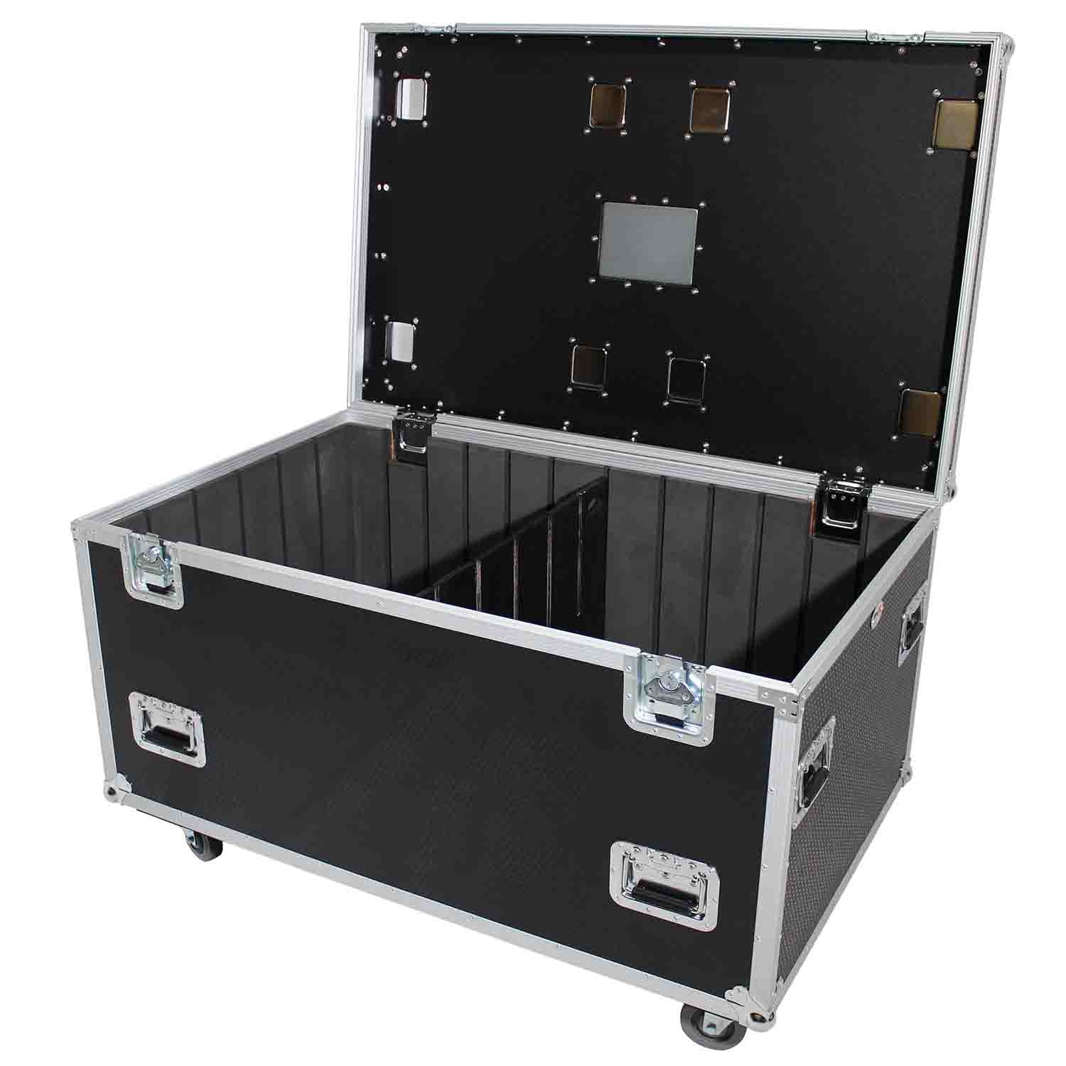 ProX XS-UTL483030W Heavy-Duty Truck Pack Utility Flight Case W-Divider and Tray Kit - 48"X30"X30" - Hollywood DJ